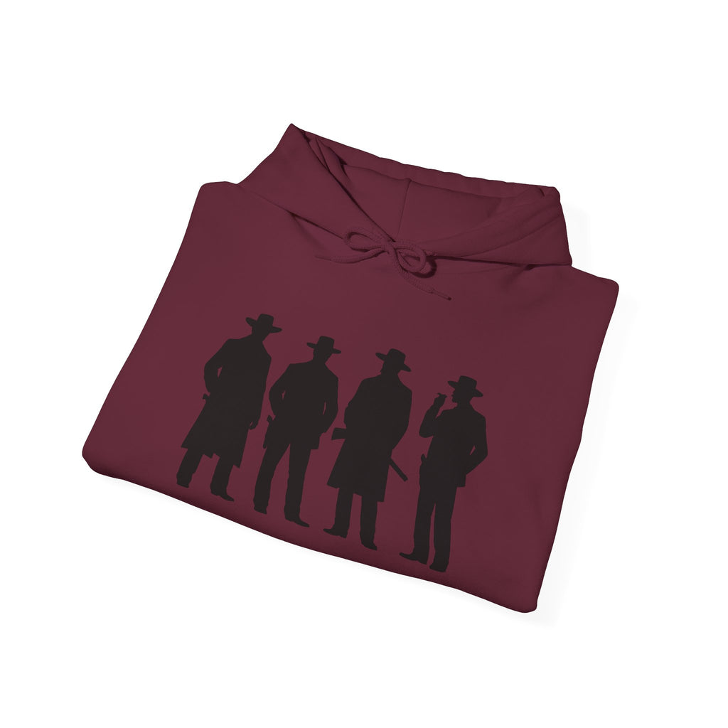 Western Outlaw Hoodie — "Say When" Vintage Gunslinger Pullover