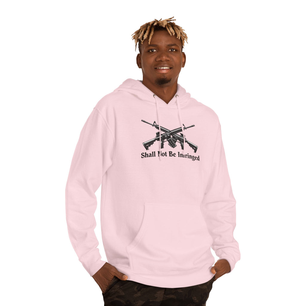 Don't Tread On Me Hoodie — "Shall Not Be Infringed" Rifle Graphic