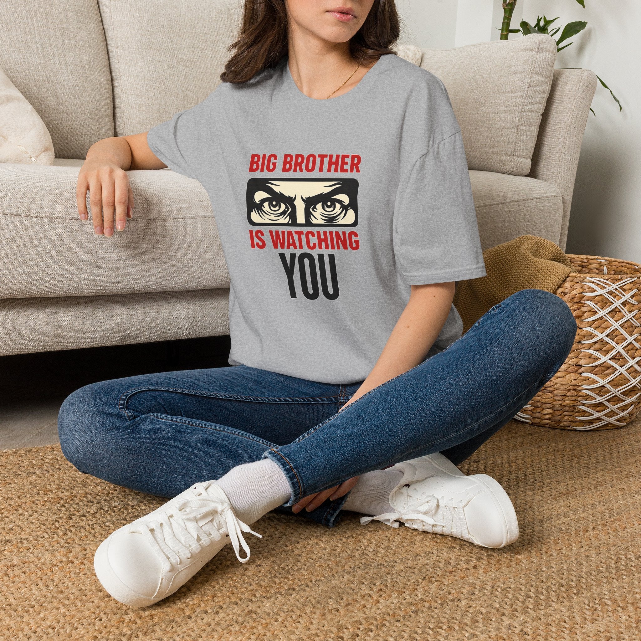 Big Brother Is Watching T-Shirt — Dystopian Surveillance Graphic Tee