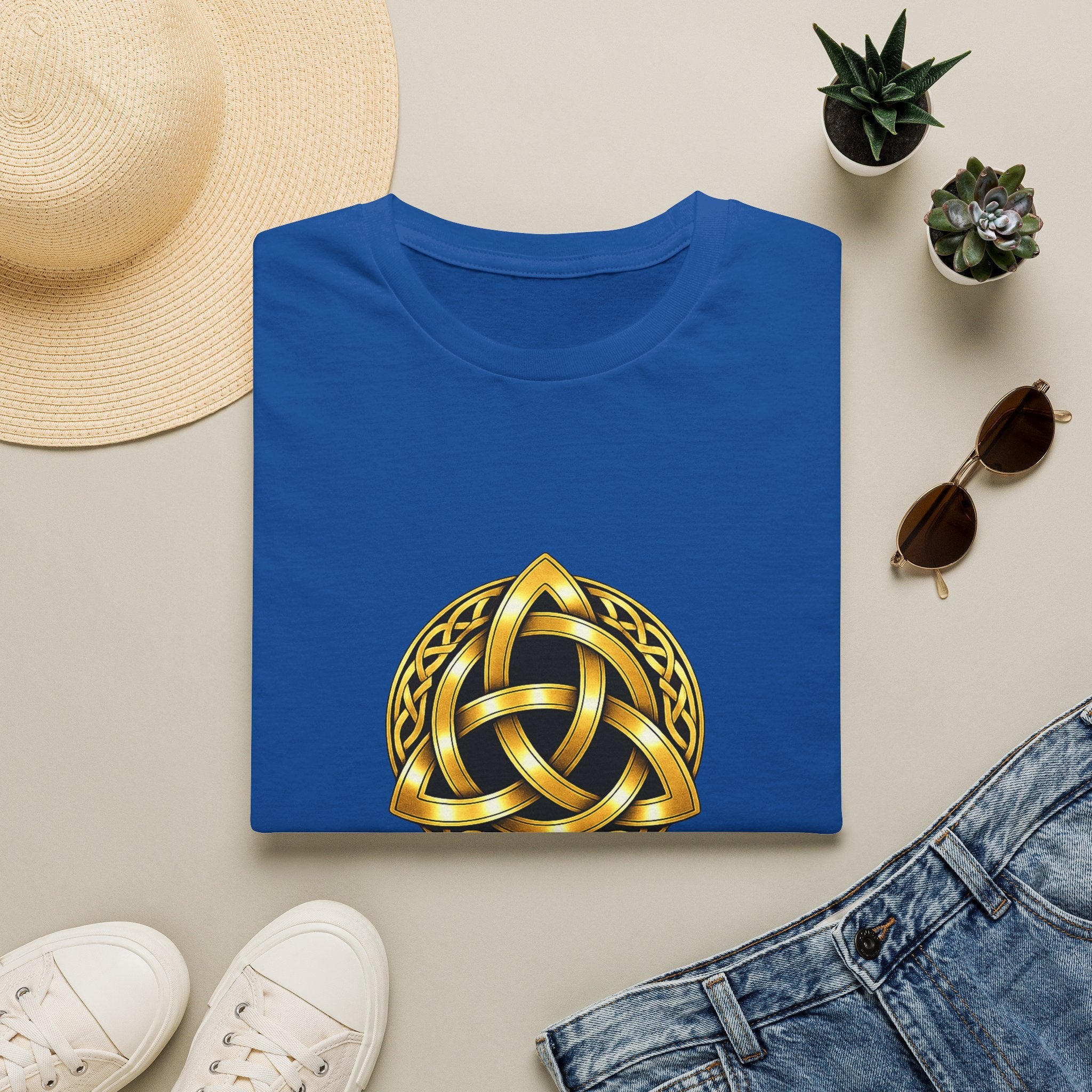 Celtic Pride Gold Trinity Knot T-Shirt