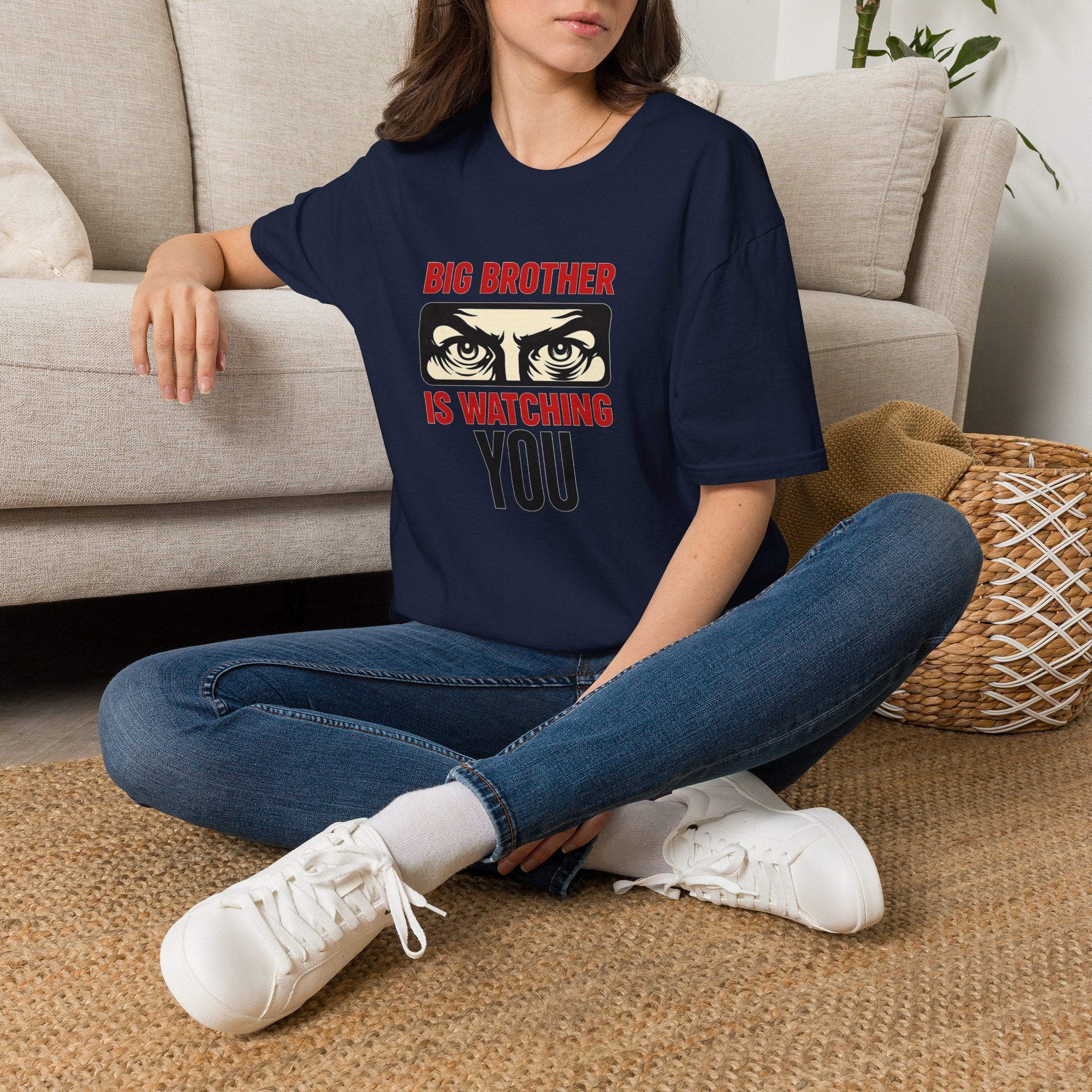 Big Brother Is Watching T-Shirt — Dystopian Surveillance Graphic Tee