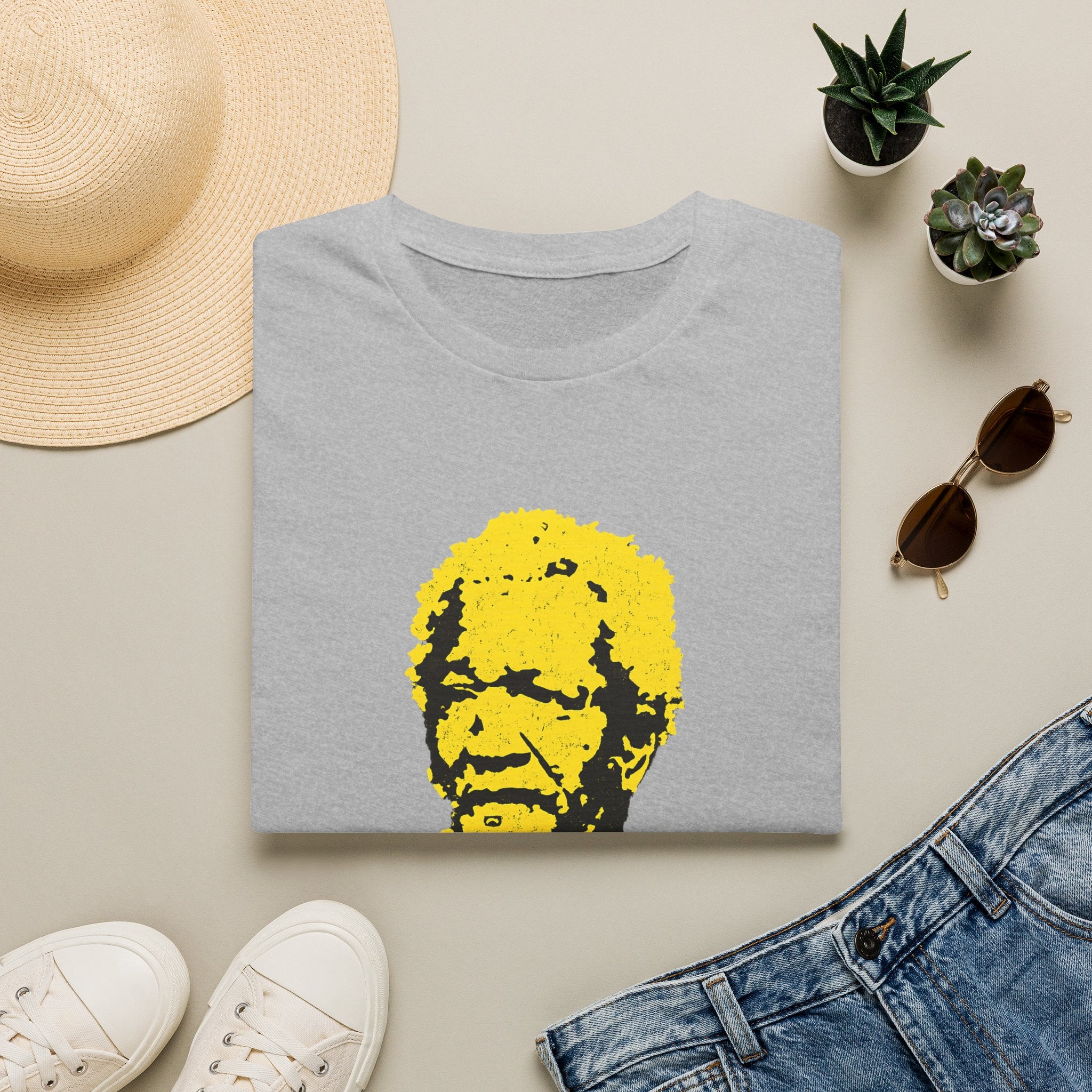 Graphic T-Shirt — Yellow Pop Art Face "You Big Dummy" Retro Humor Tee