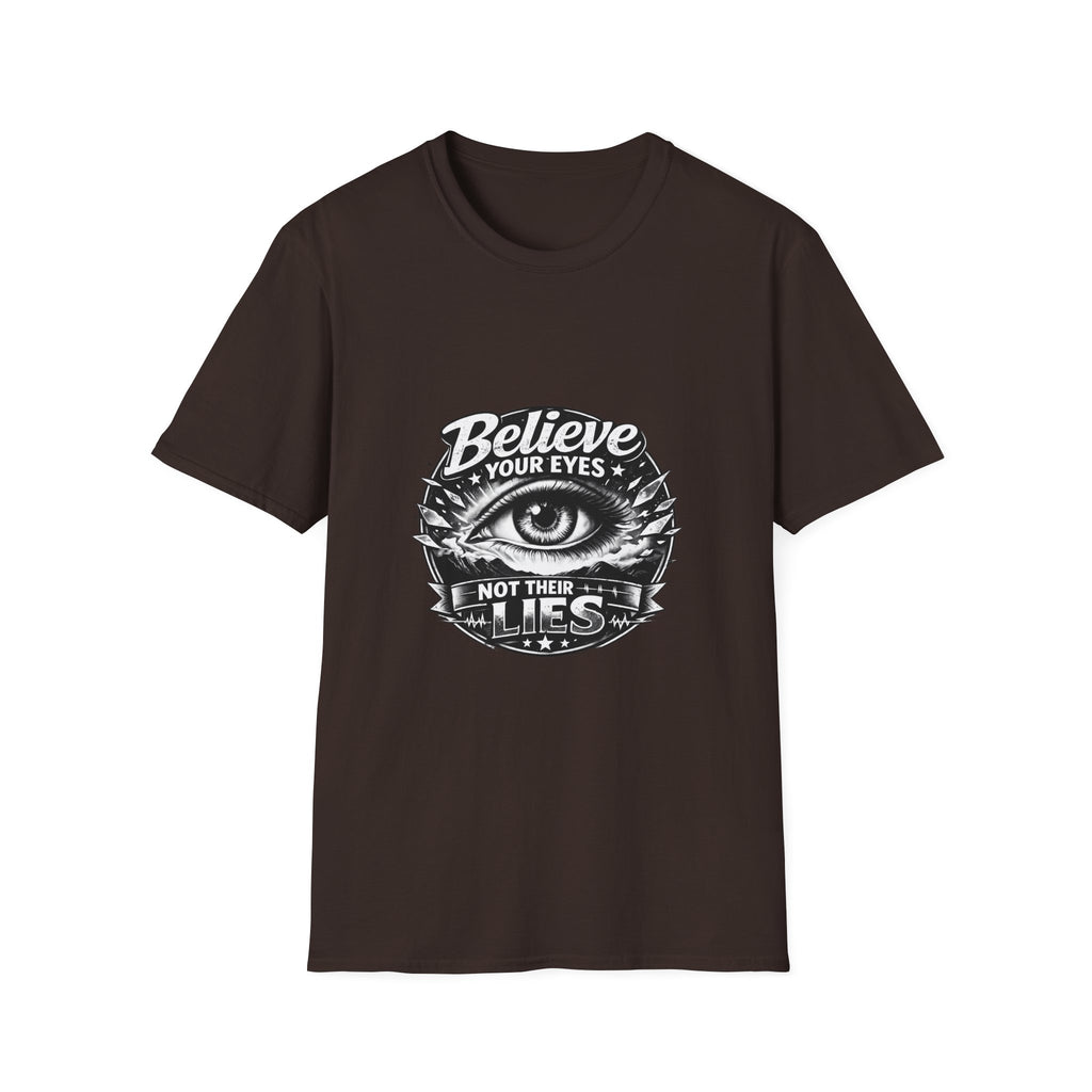 Believe Your Eyes T-Shirt — Vintage All-Seeing Eye Graphic Tee