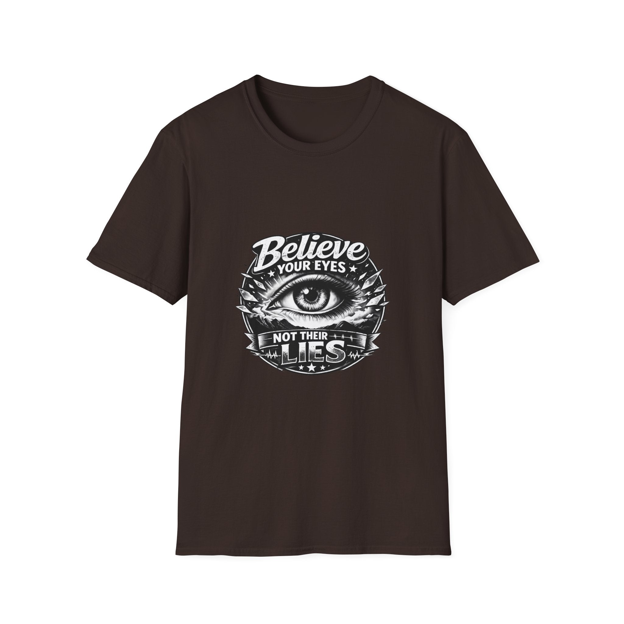 Believe Your Eyes T-Shirt — Vintage All-Seeing Eye Graphic Tee