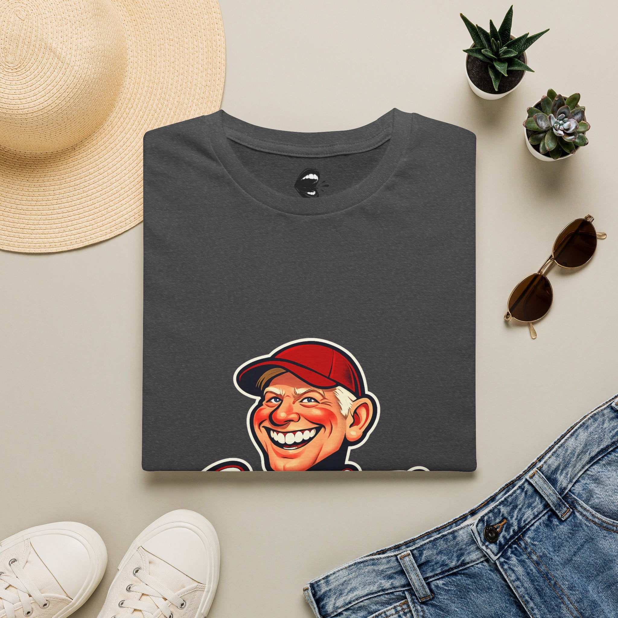 Caucasians Retro Mascot T-Shirt