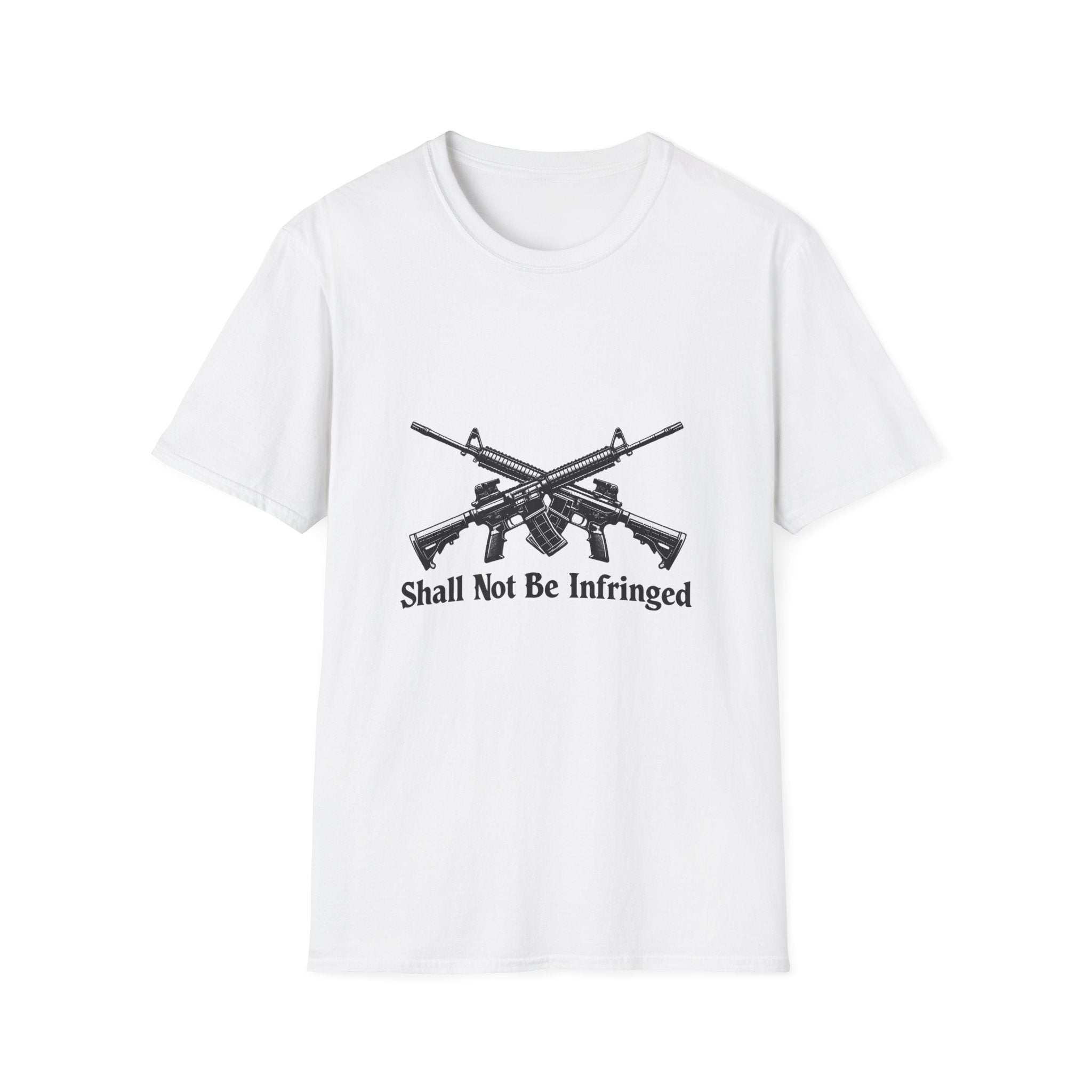 T‑Shirt — "Shall Not Be Infringed" Crossed Rifles 2nd Amendment Tee