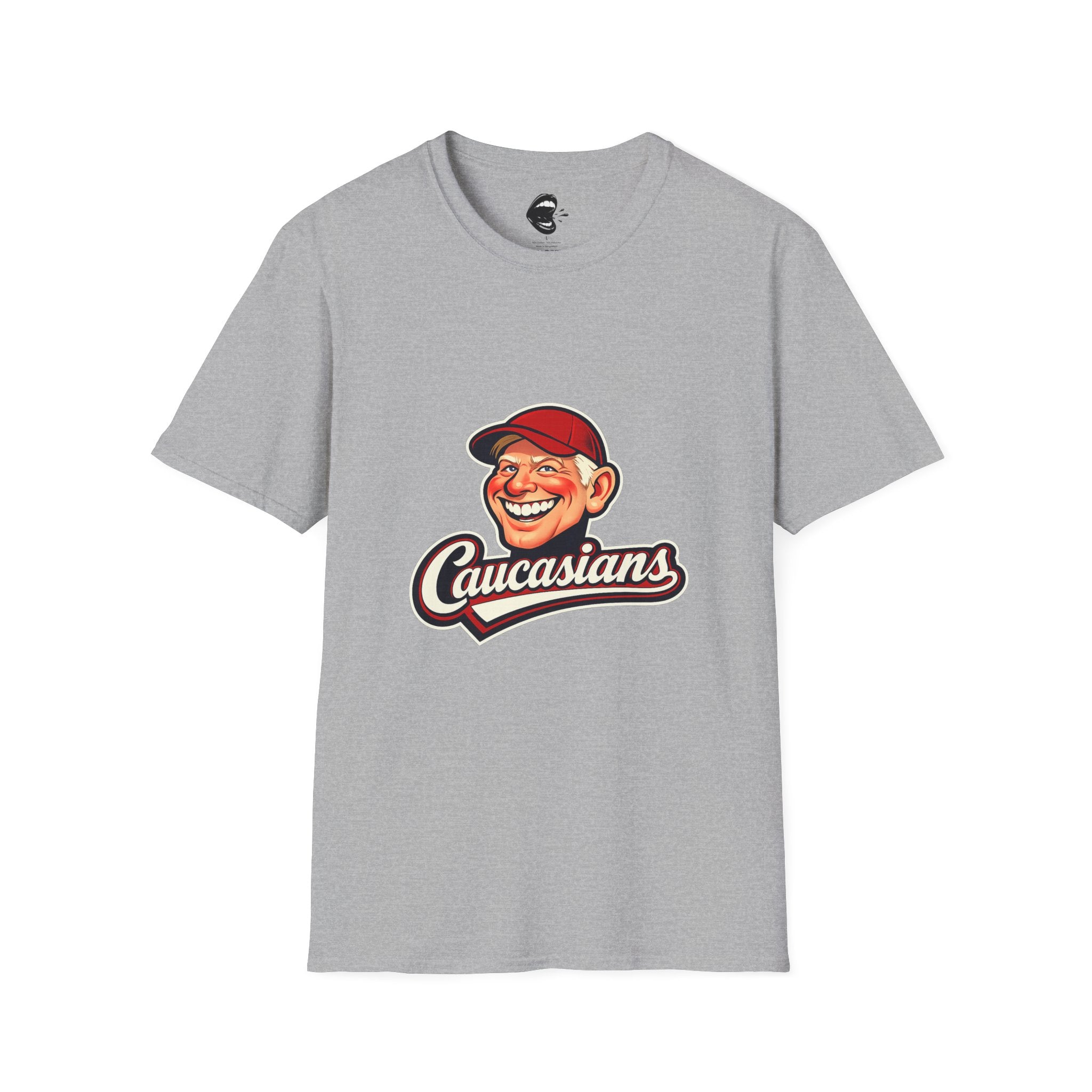 Caucasians Retro Mascot T-Shirt