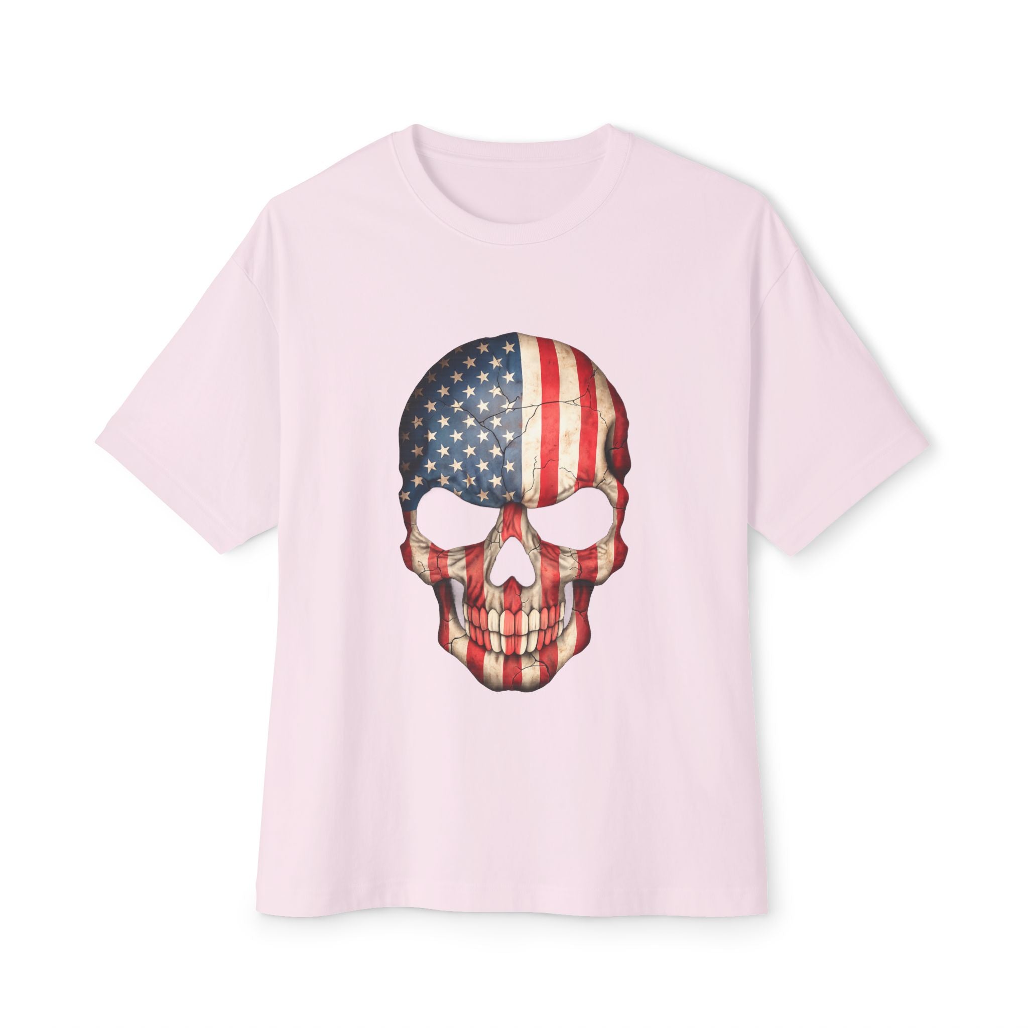 American Flag Skull Tee — Patriotic Graphic T-Shirt