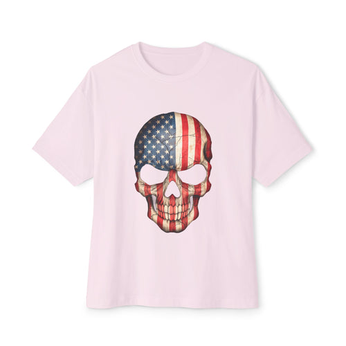 American Flag Skull Tee — Patriotic Graphic T-Shirt