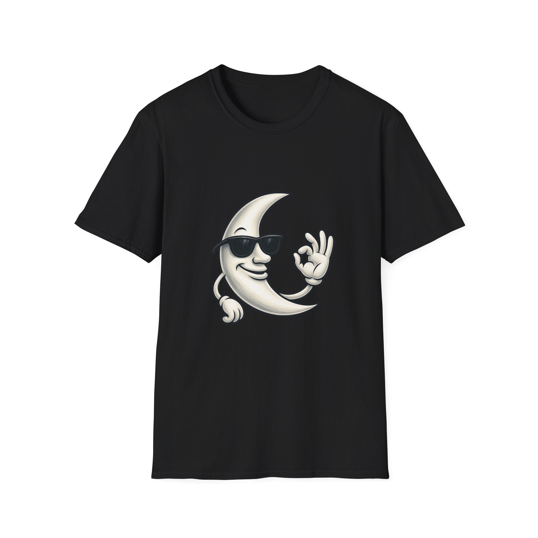 Cool Moon Graphic T-Shirt — Sunglasses Moon