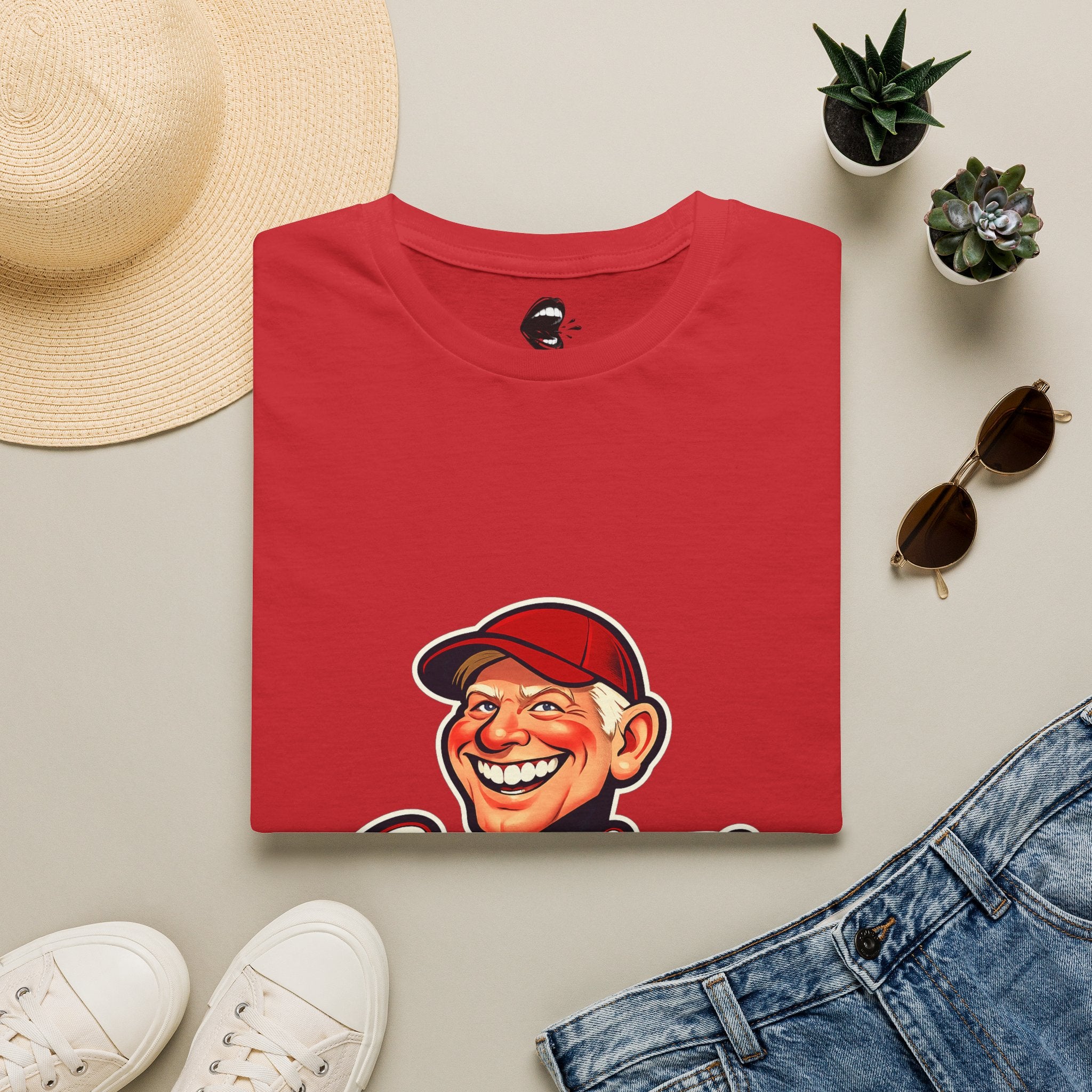 Caucasians Retro Mascot T-Shirt