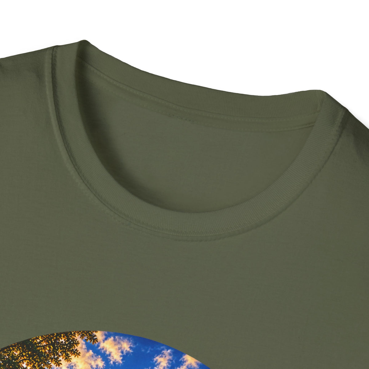 Patriotic Church Sunset T-Shirt — American Flag Chapel Scene
