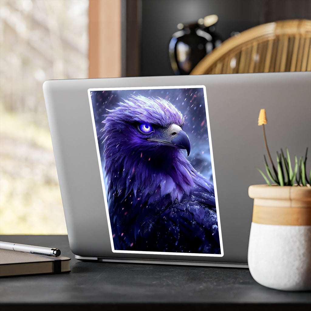 Purple Fantasy Eagle Kiss-Cut Vinyl Decal