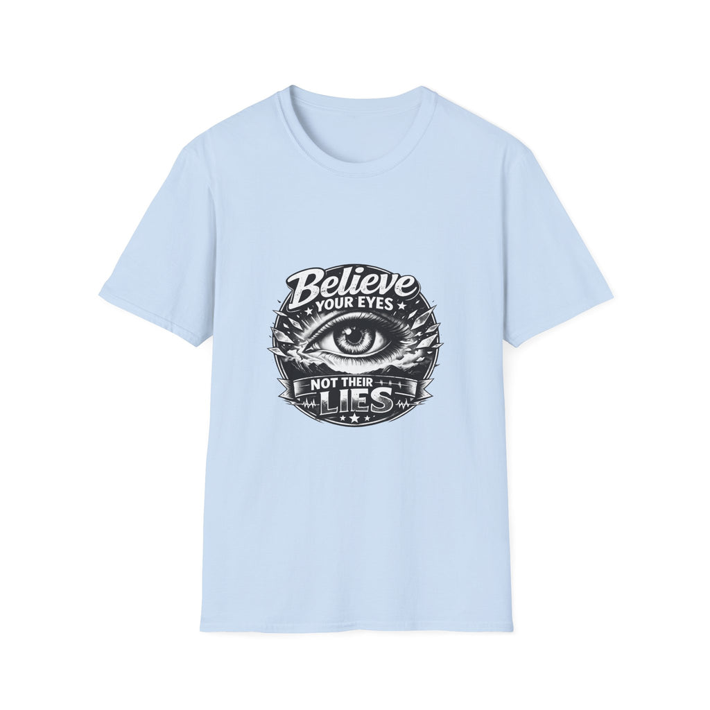 Believe Your Eyes T-Shirt — Vintage All-Seeing Eye Graphic Tee