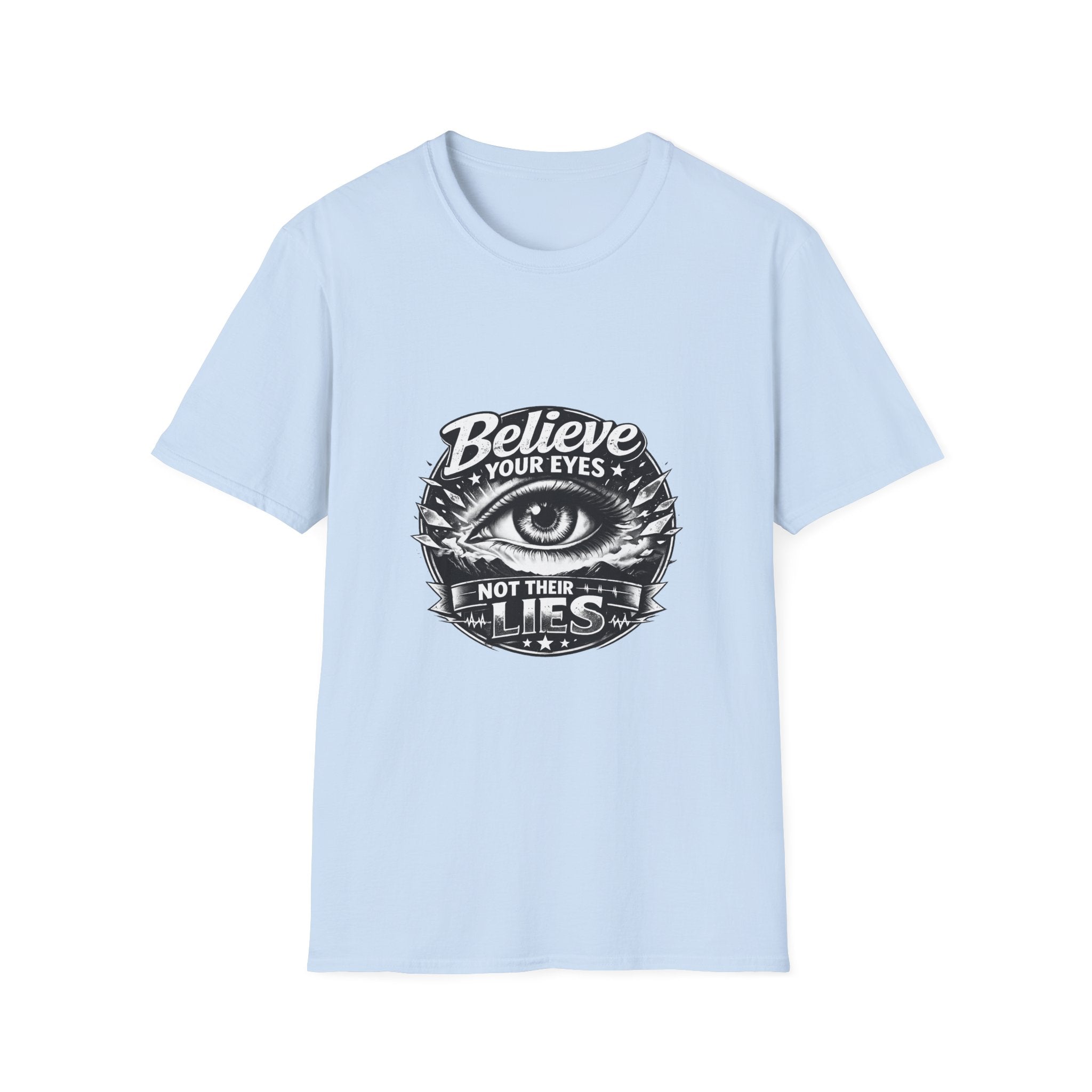 Believe Your Eyes T-Shirt — Vintage All-Seeing Eye Graphic Tee
