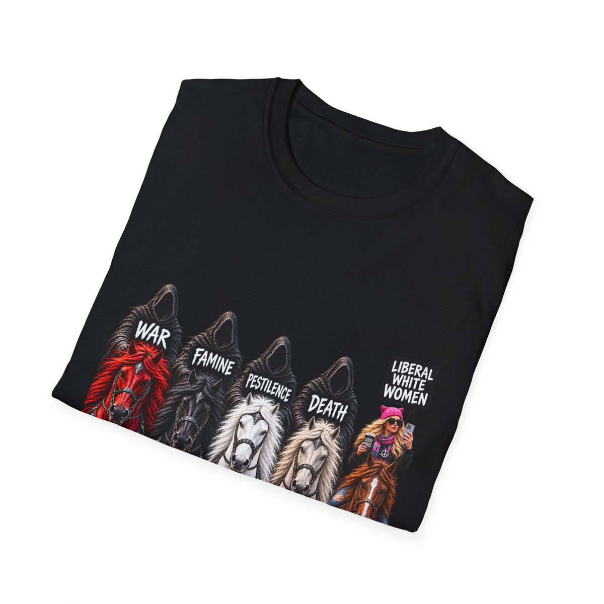 T-Shirt — Four Horsemen Graphic Tee (War, Famine, Pestilence, Death)