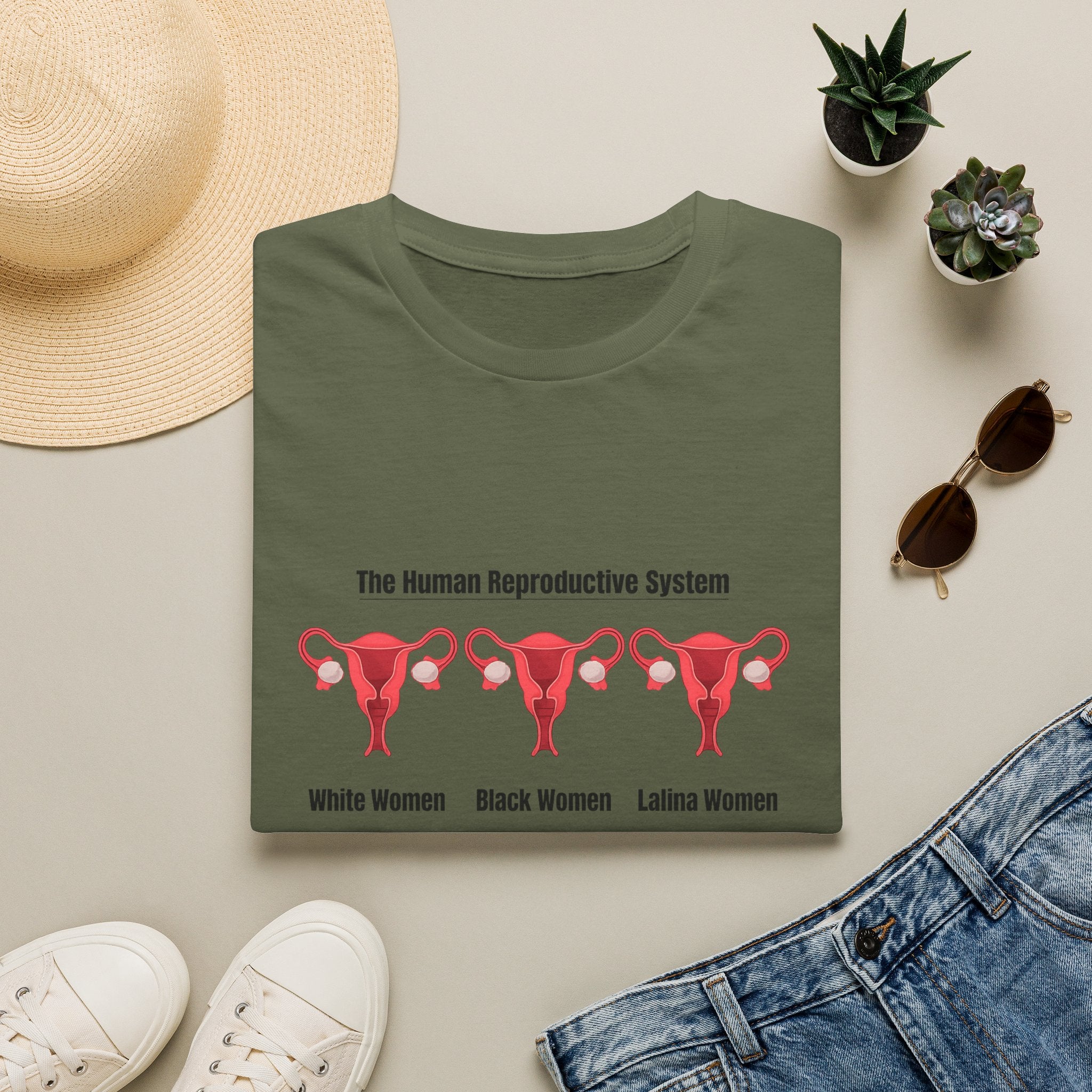 T-Shirt — "The Human Reproductive System" Graphic Tee