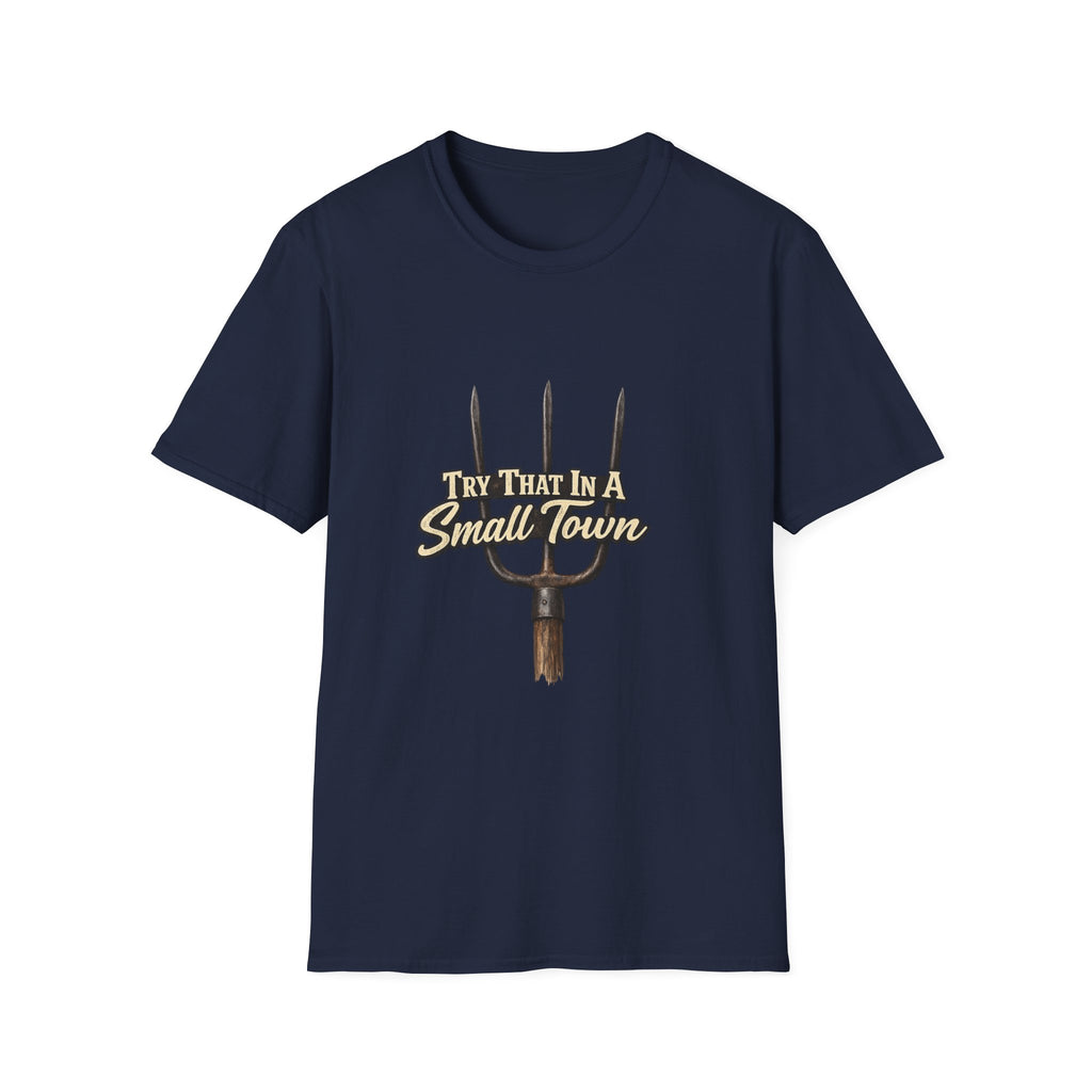 T‑Shirt — "Try That in a Small Town" Pitchfork Graphic Tee