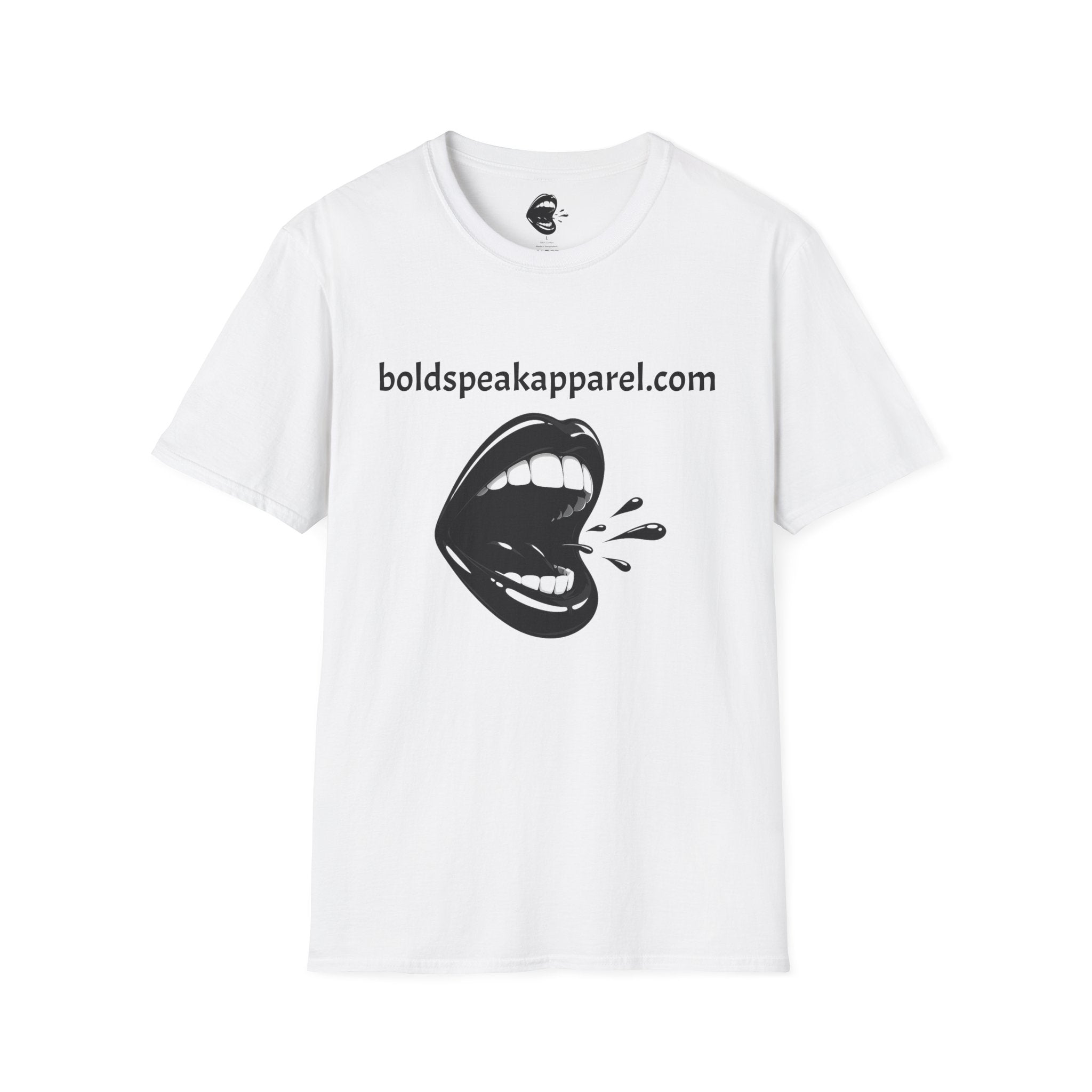 Graphic T-Shirt — 'boldspeakapparel.com' Screaming Mouth Design