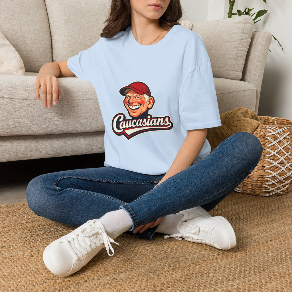Caucasians Retro Mascot T-Shirt