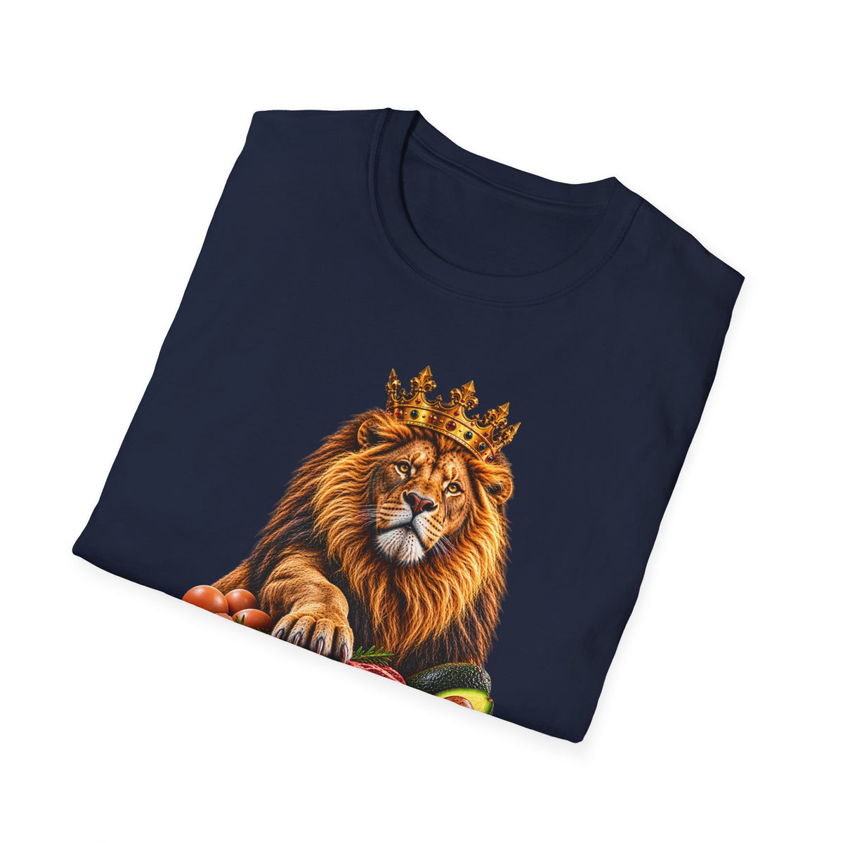 Carnivore/Keto Life T-Shirt — Lion King Meat & Avocado Graphic Tee