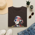Patriotic George Washington T-Shirt – American Flag Bandana & Shades Tee