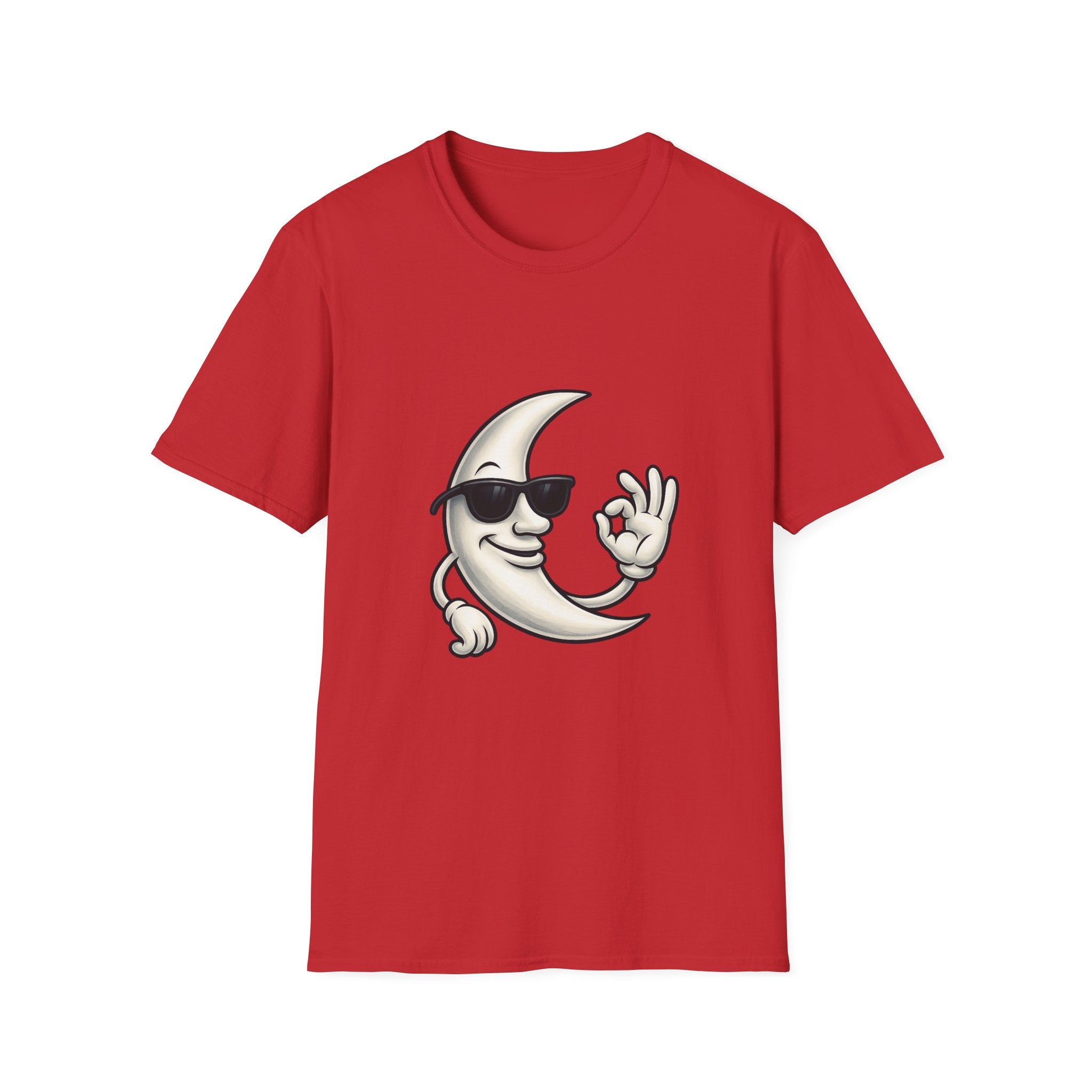 Cool Moon Graphic T-Shirt — Sunglasses Moon