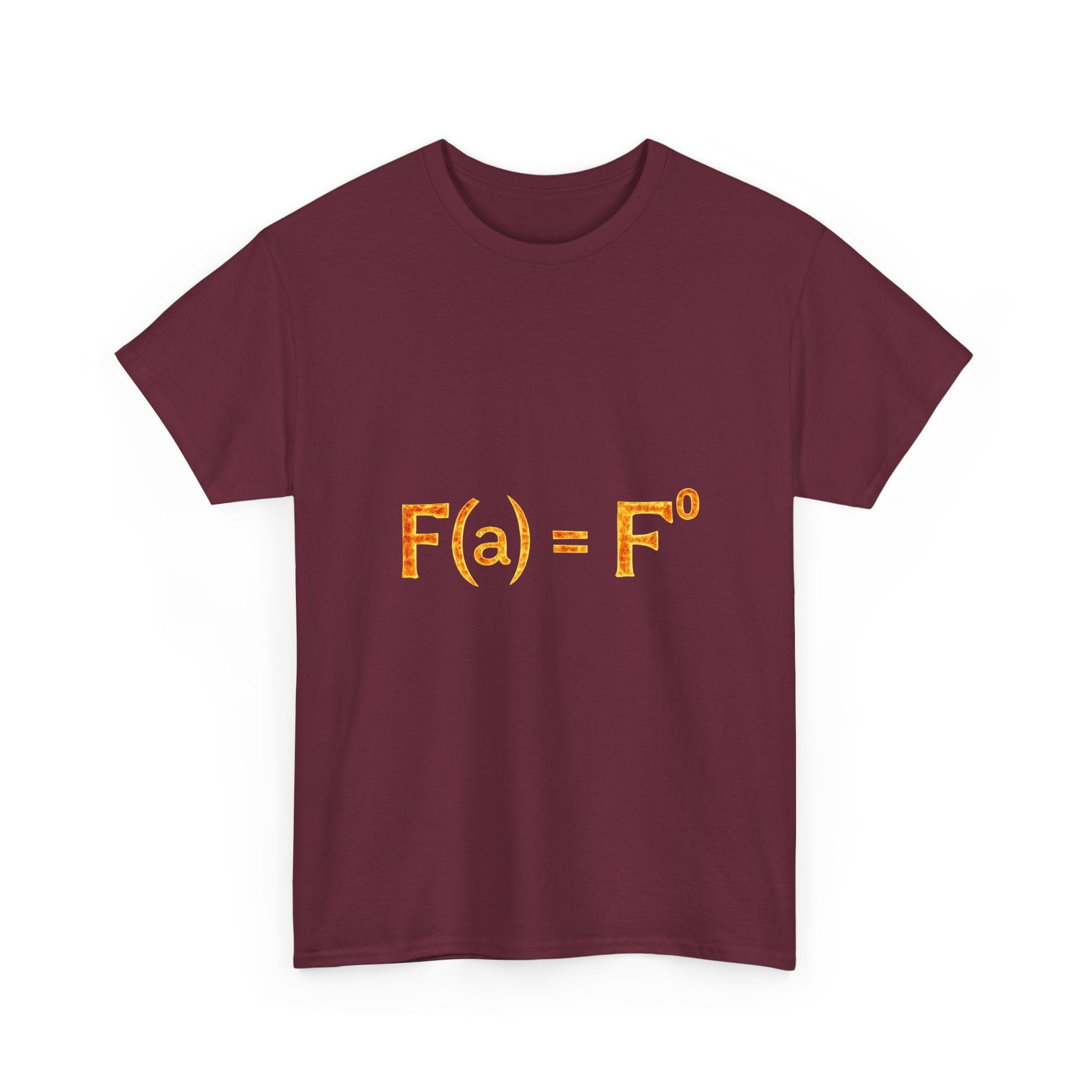 Math Humor T-Shirt — “F(a) = F” Funny Physics/Calculus Tee