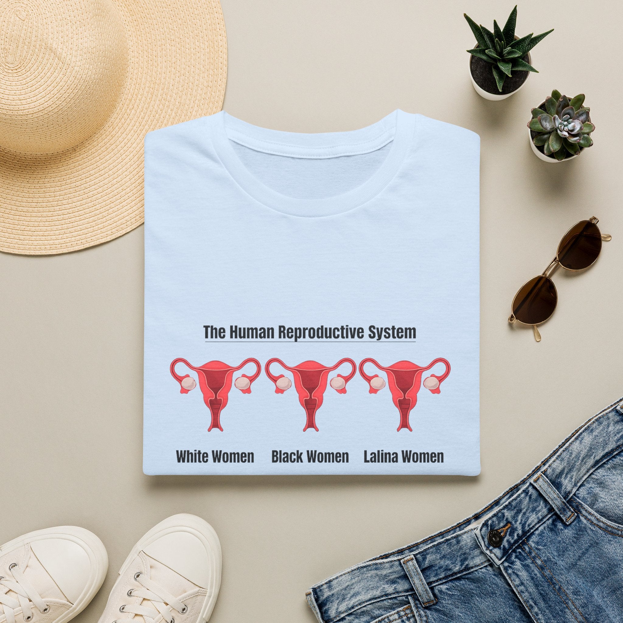 T-Shirt — "The Human Reproductive System" Graphic Tee