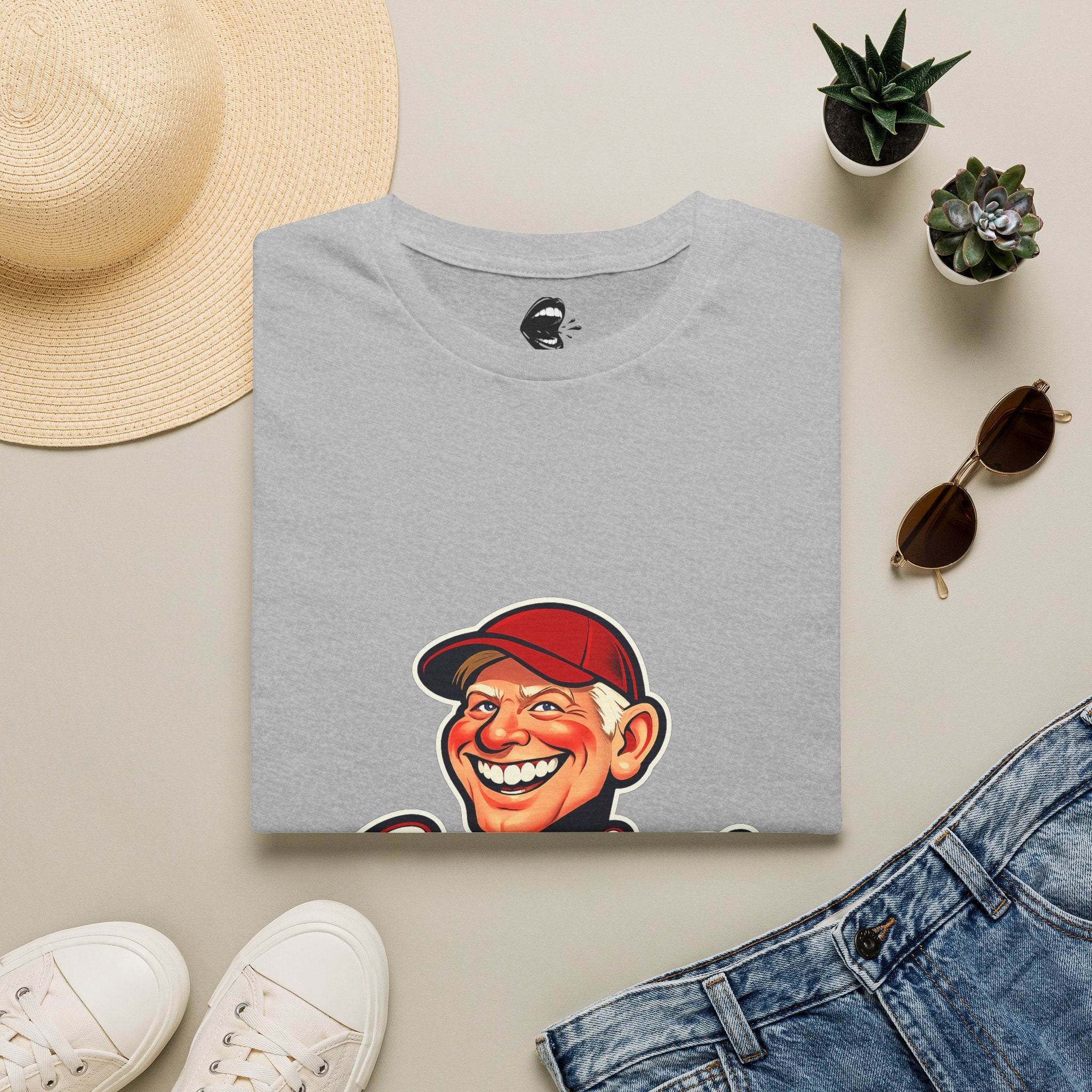 Caucasians Retro Mascot T-Shirt