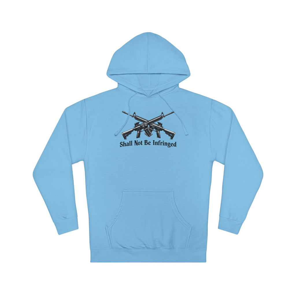Don't Tread On Me Hoodie — "Shall Not Be Infringed" Rifle Graphic
