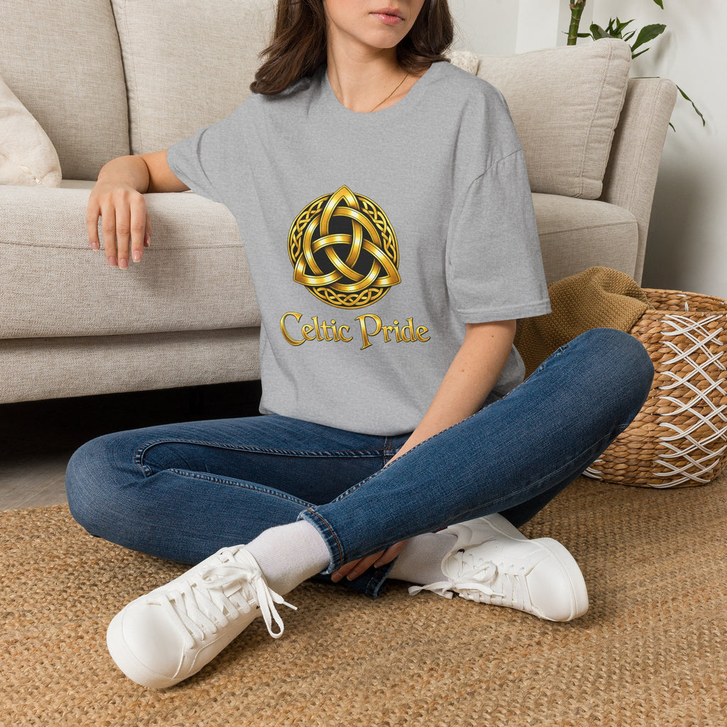 Celtic Pride Gold Trinity Knot T-Shirt