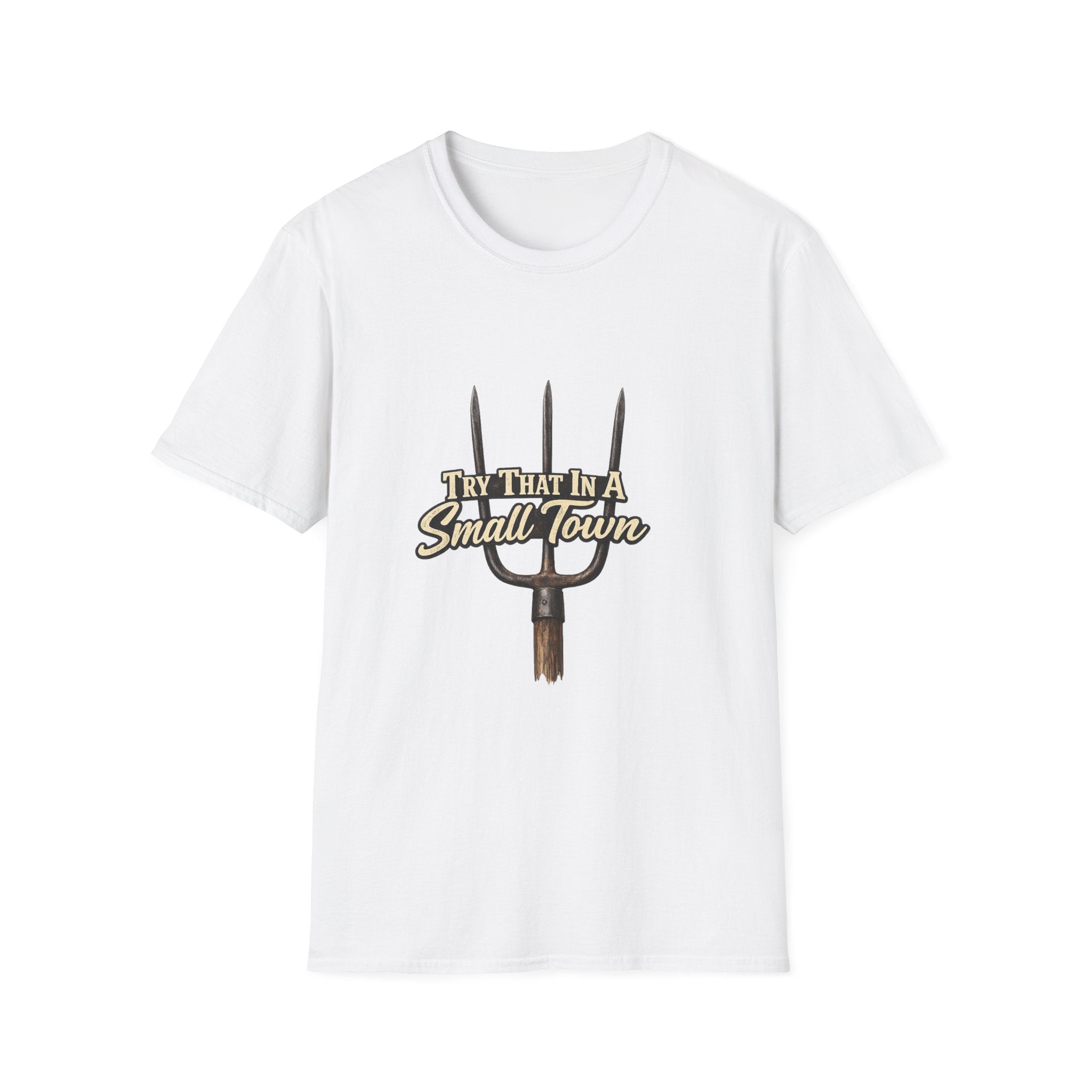 T‑Shirt — "Try That in a Small Town" Pitchfork Graphic Tee