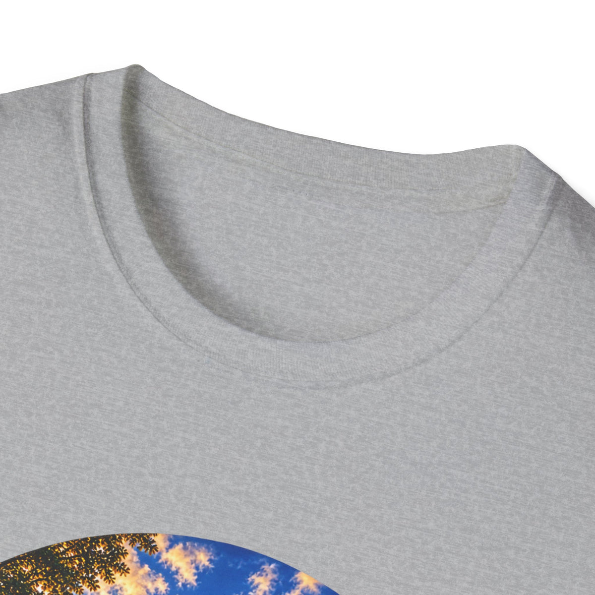Patriotic Church Sunset T-Shirt — American Flag Chapel Scene