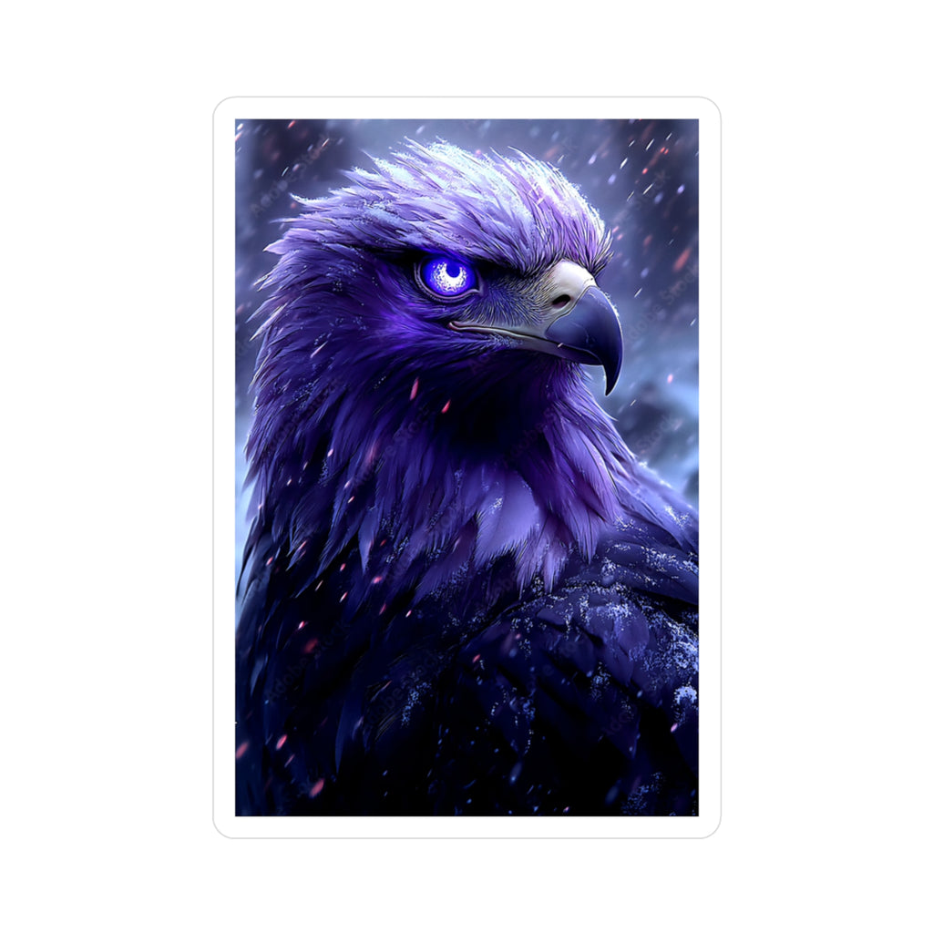 Purple Fantasy Eagle Kiss-Cut Vinyl Decal