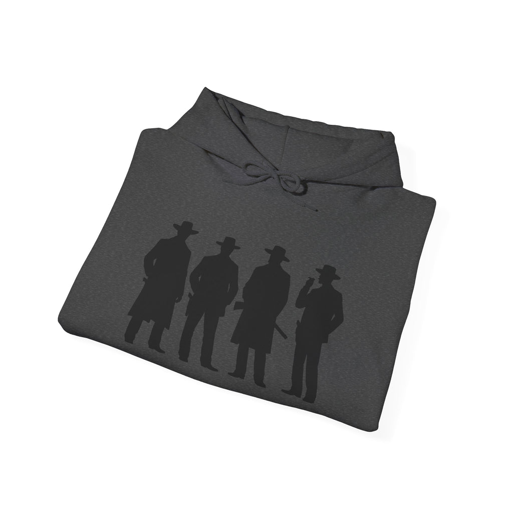 Western Outlaw Hoodie — "Say When" Vintage Gunslinger Pullover