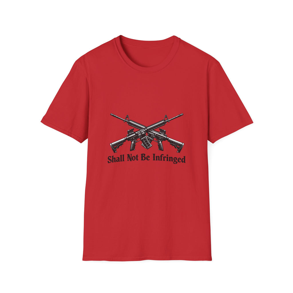 T‑Shirt — "Shall Not Be Infringed" Crossed Rifles 2nd Amendment Tee