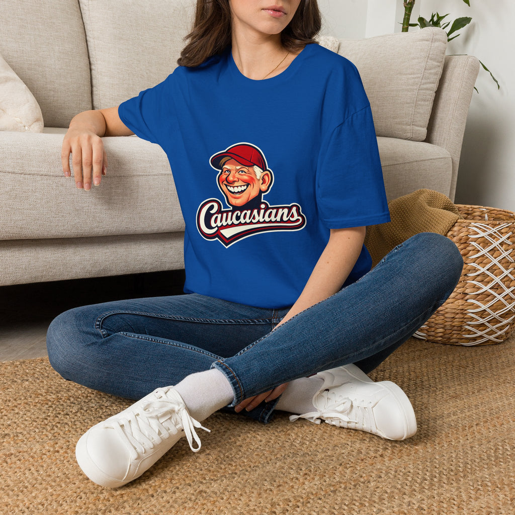Caucasians Retro Mascot T-Shirt