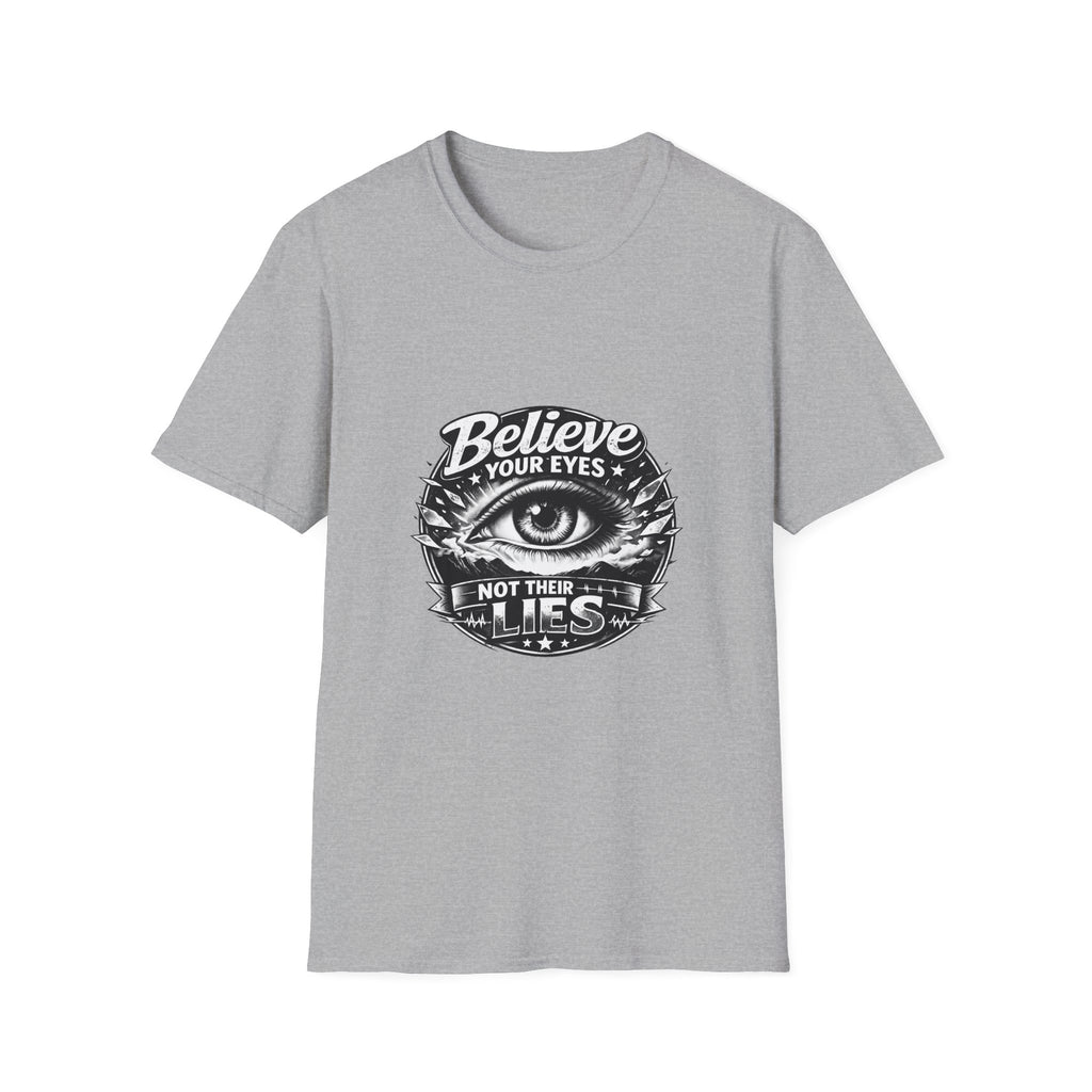Believe Your Eyes T-Shirt — Vintage All-Seeing Eye Graphic Tee