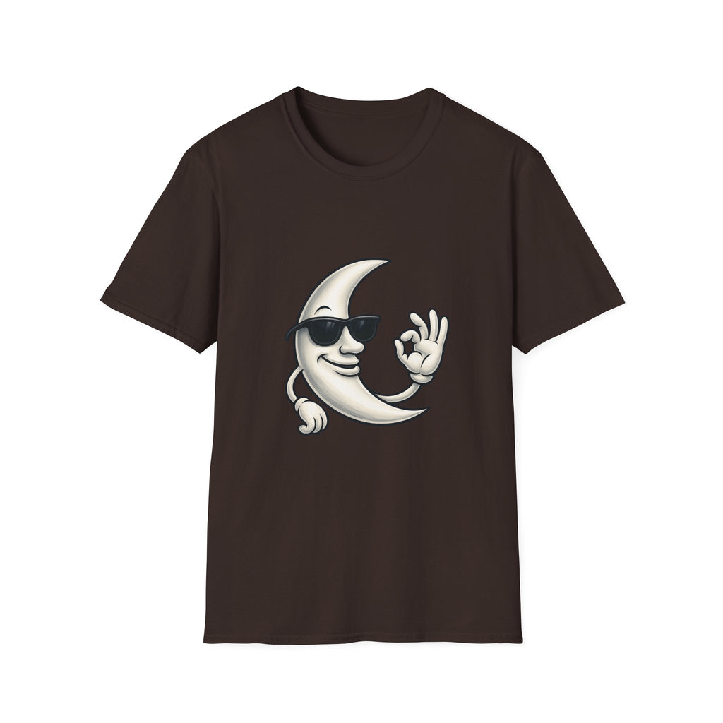 Cool Moon Graphic T-Shirt — Sunglasses Moon