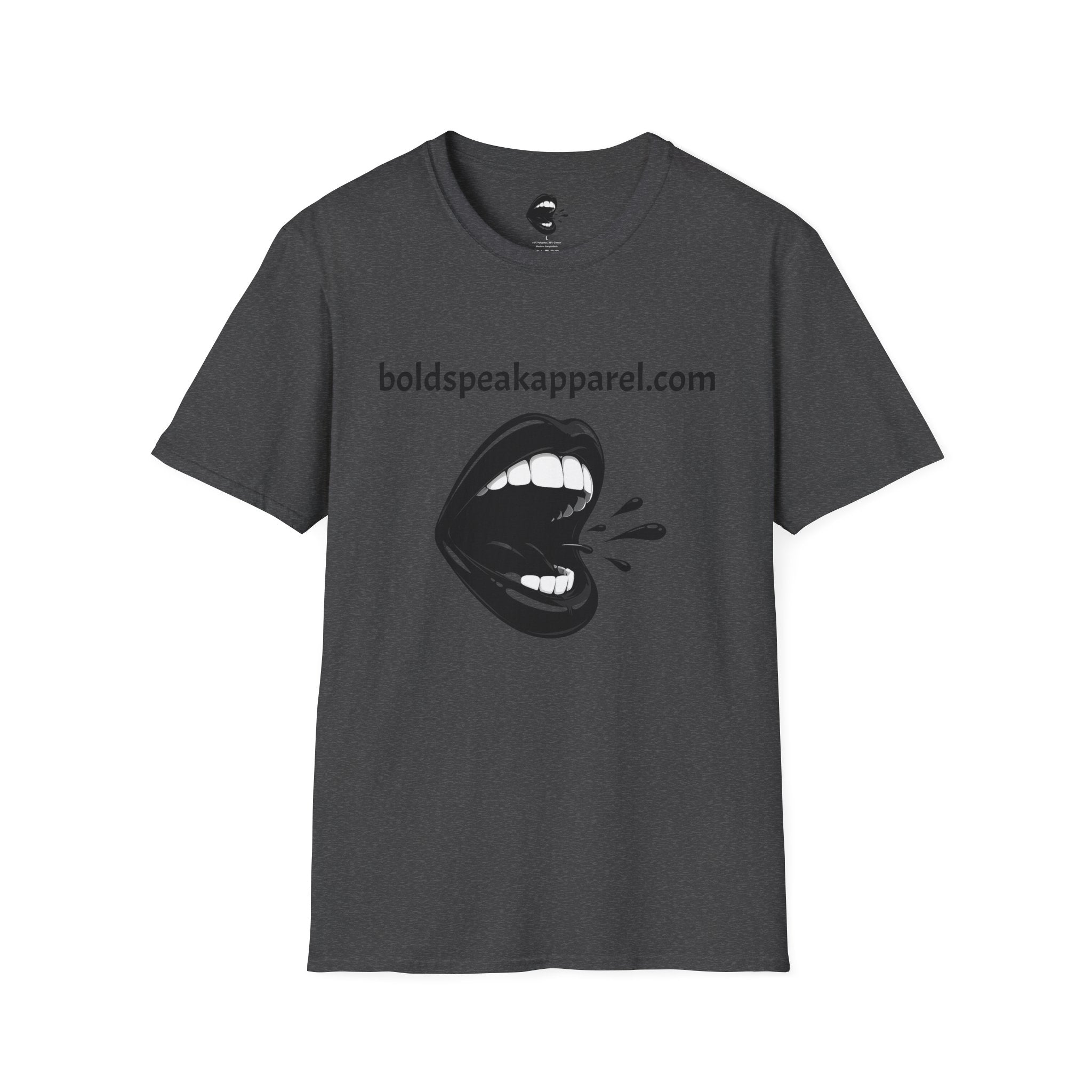 Graphic T-Shirt — 'boldspeakapparel.com' Screaming Mouth Design