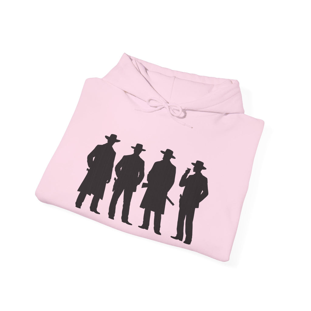 Western Outlaw Hoodie — "Say When" Vintage Gunslinger Pullover