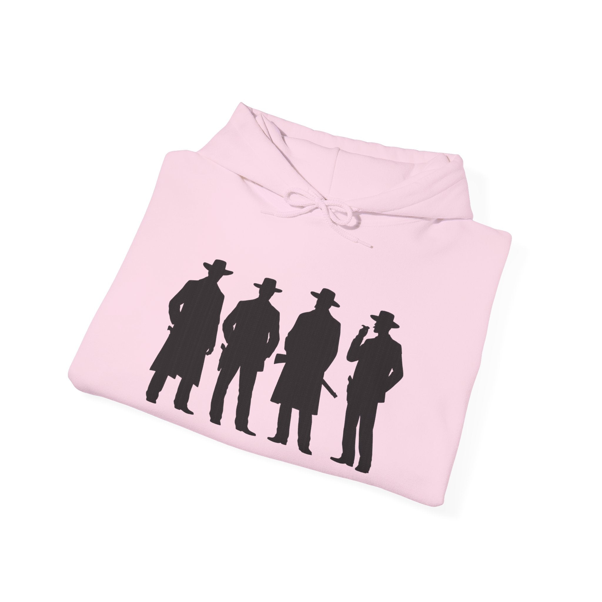 Western Outlaw Hoodie — "Say When" Vintage Gunslinger Pullover