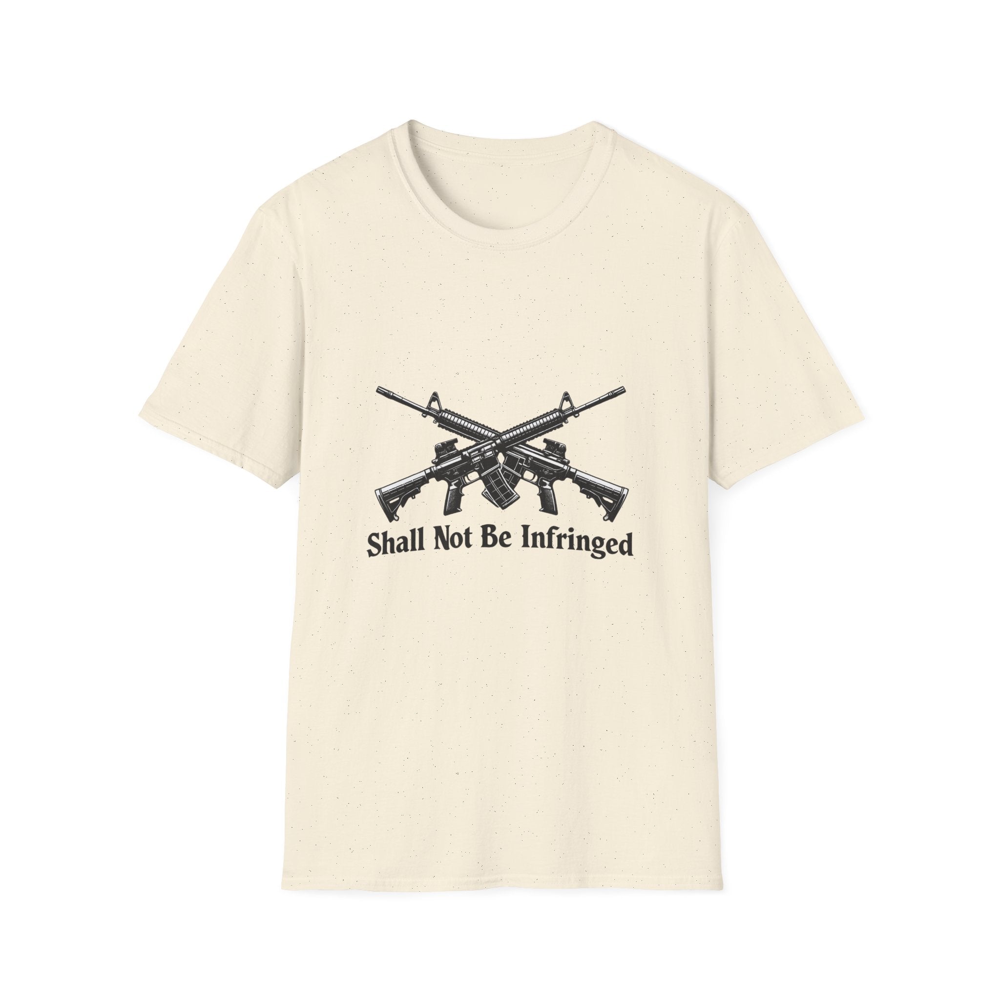 T‑Shirt — "Shall Not Be Infringed" Crossed Rifles 2nd Amendment Tee