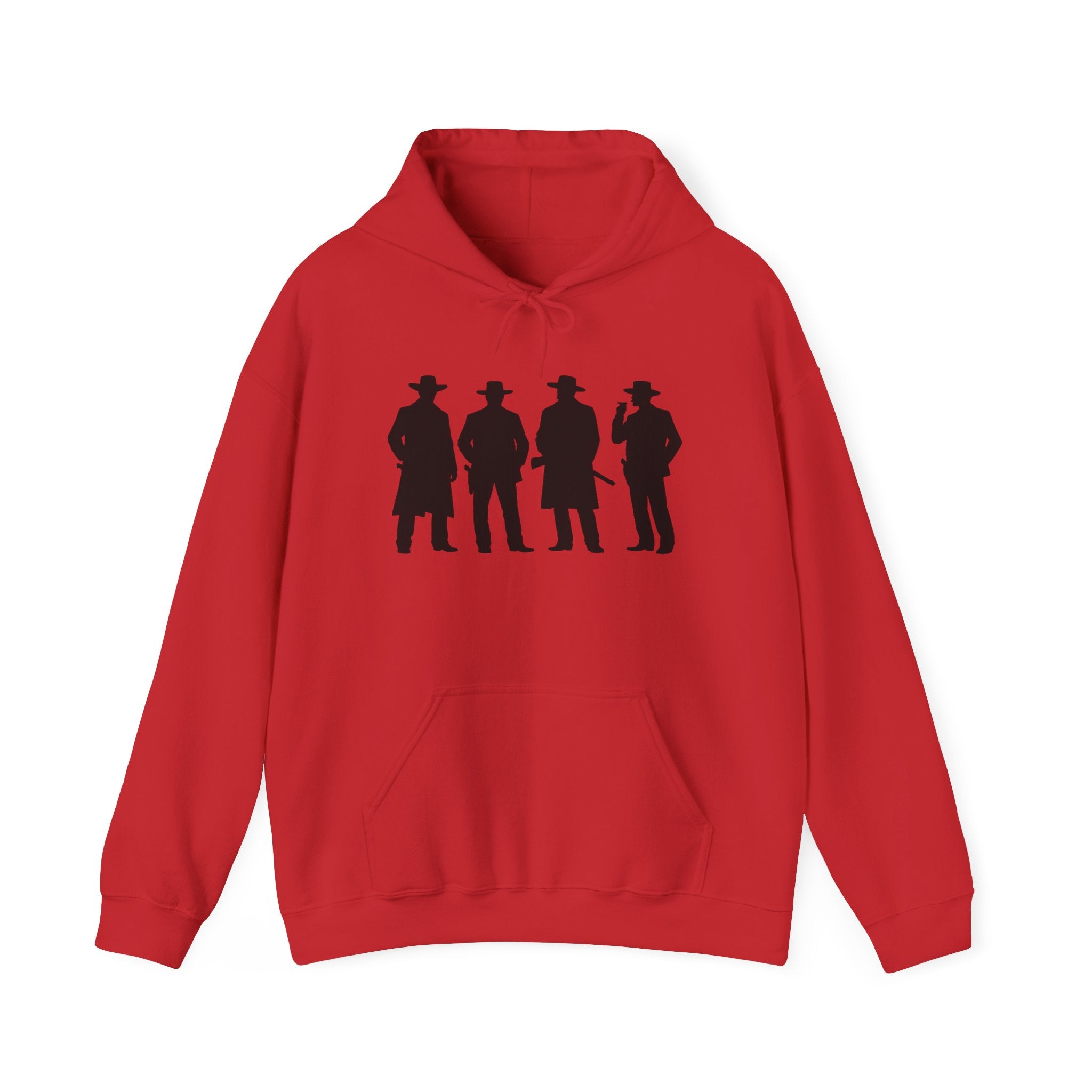 Western Outlaw Hoodie — "Say When" Vintage Gunslinger Pullover