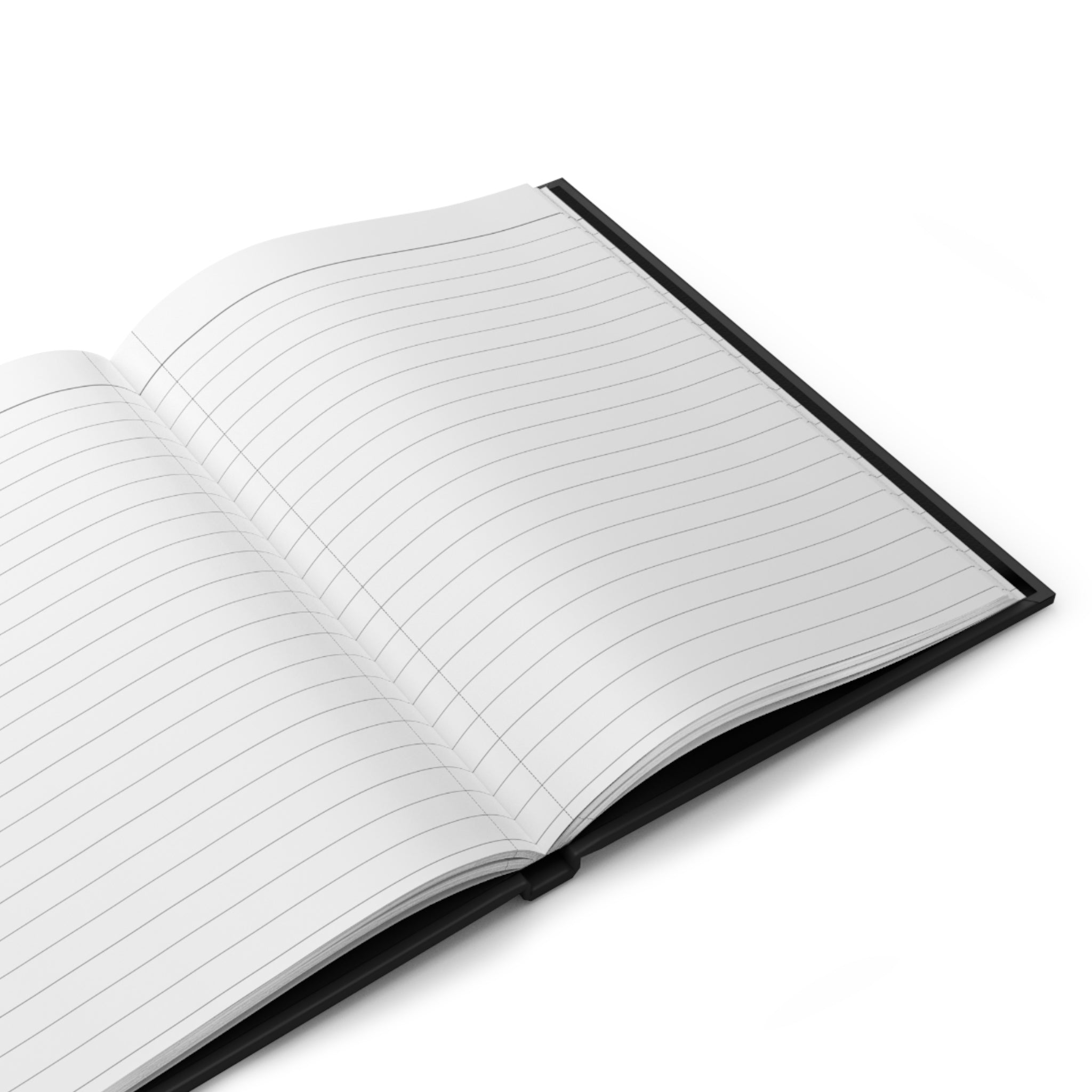 Hardcover Journal — Dark Cross & American Flag Skull Notebook