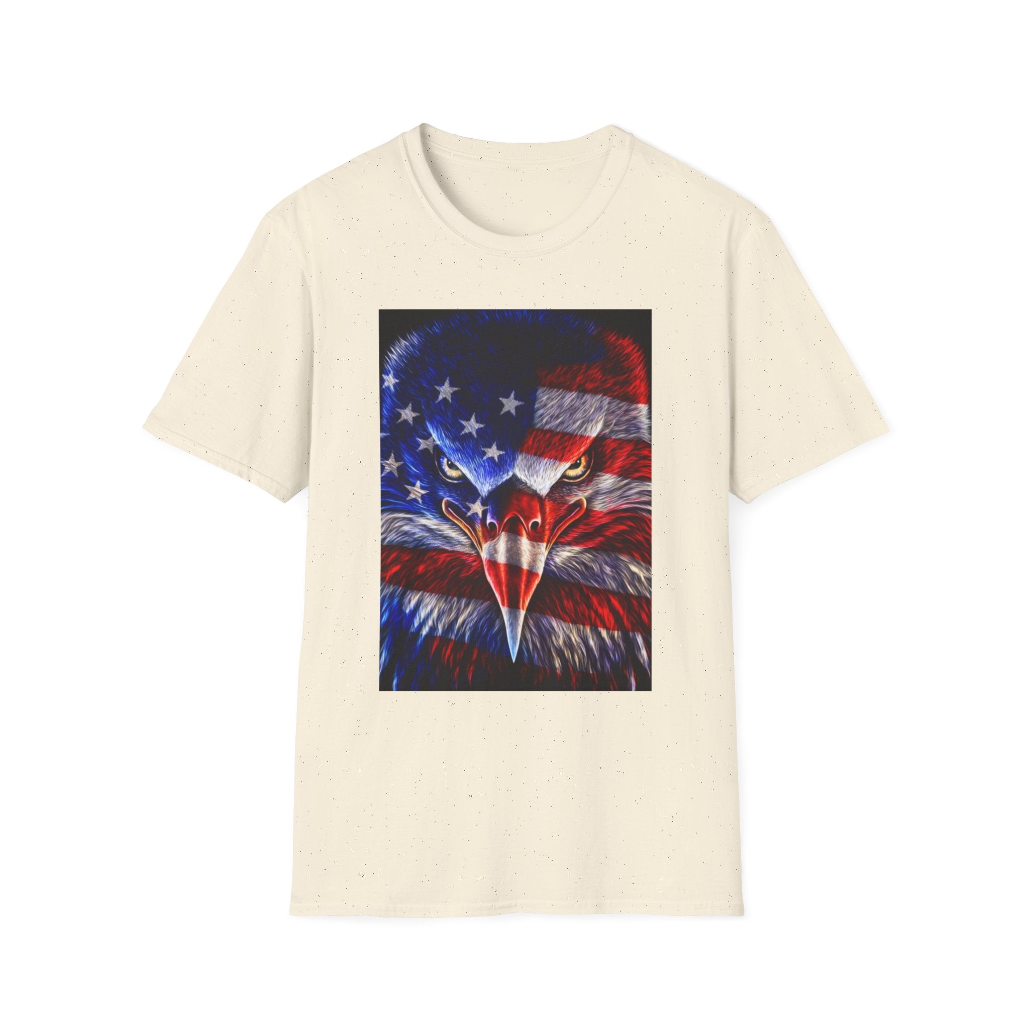 Patriotic Eagle T-Shirt — American Flag Bald Eagle Graphic Tee