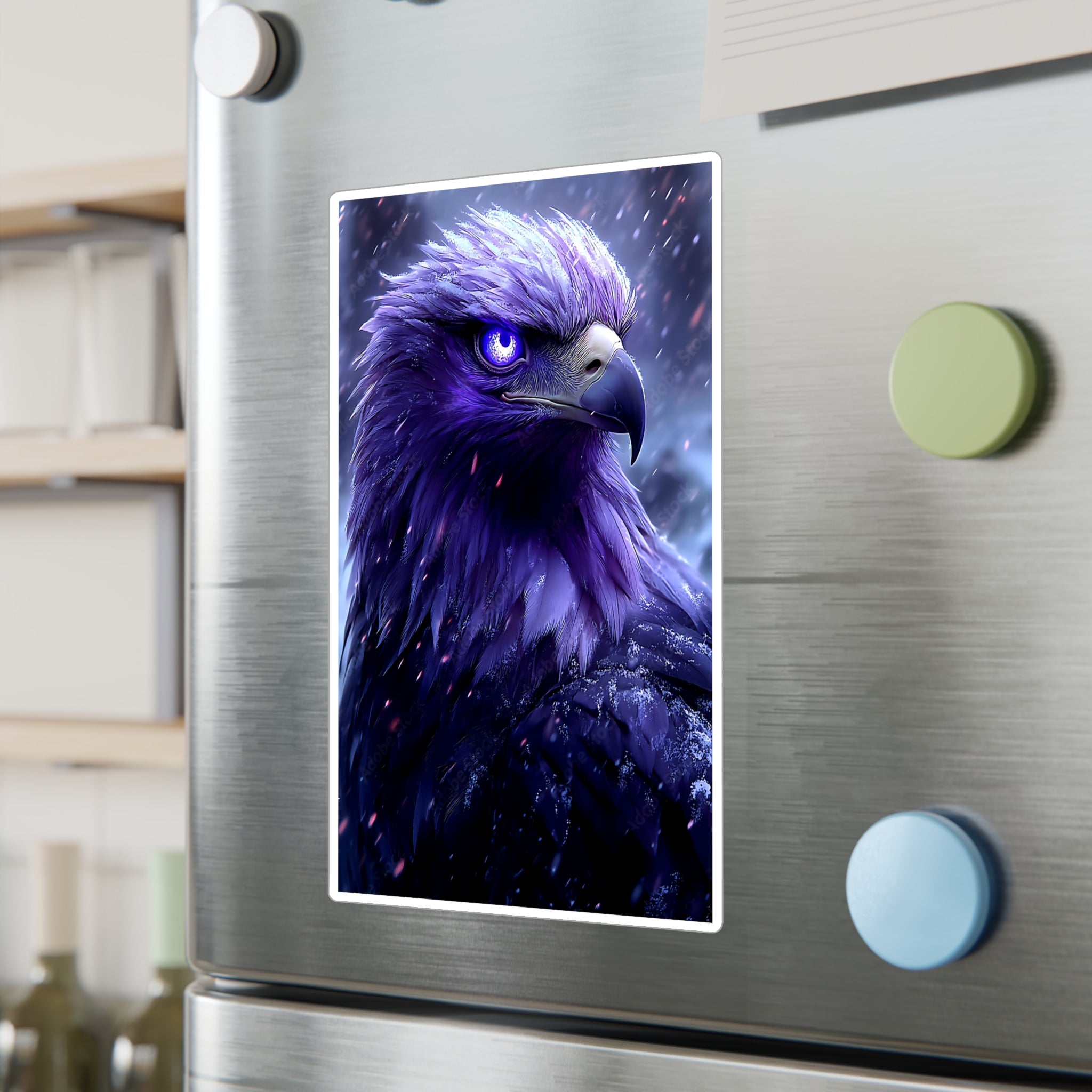Purple Fantasy Eagle Kiss-Cut Vinyl Decal