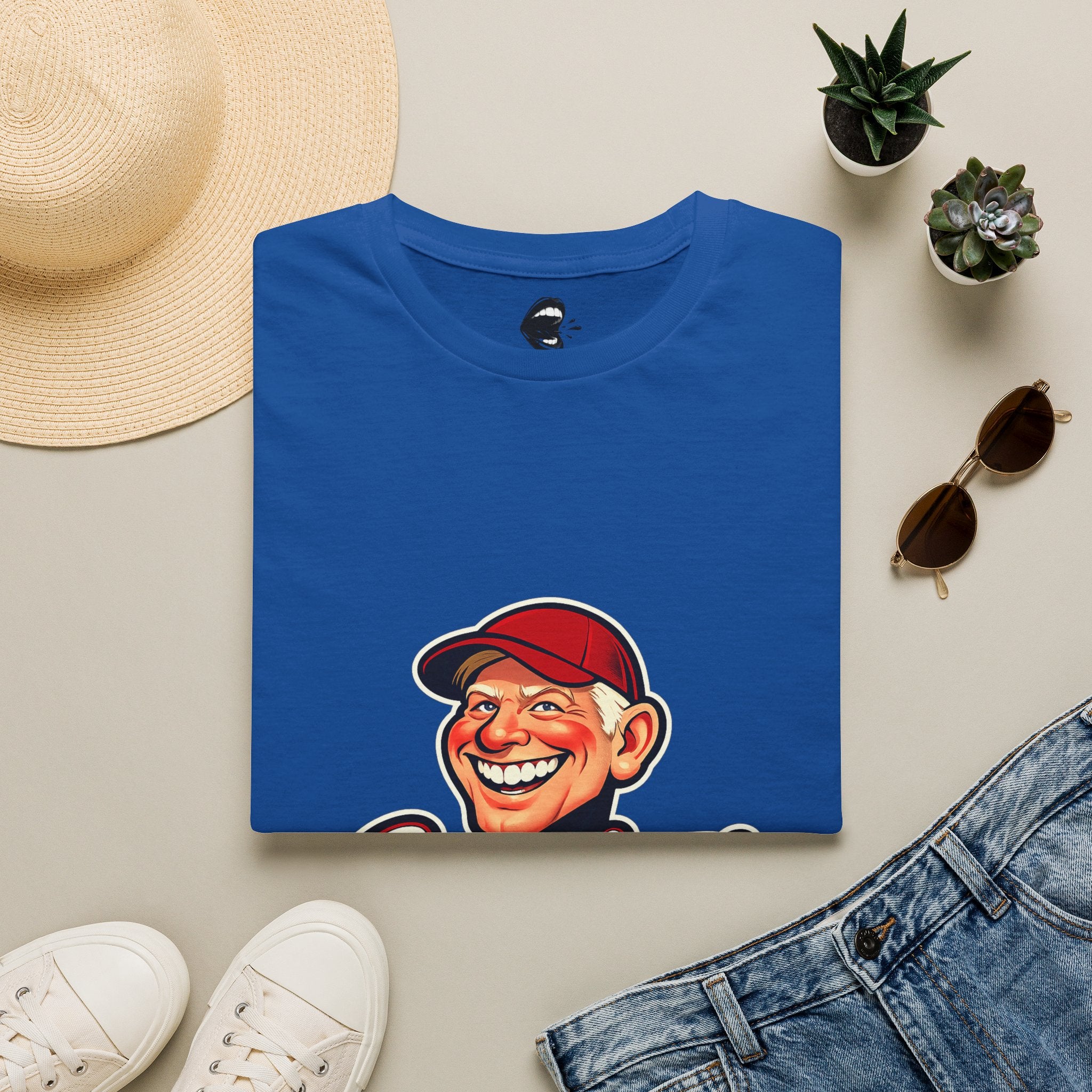 Caucasians Retro Mascot T-Shirt