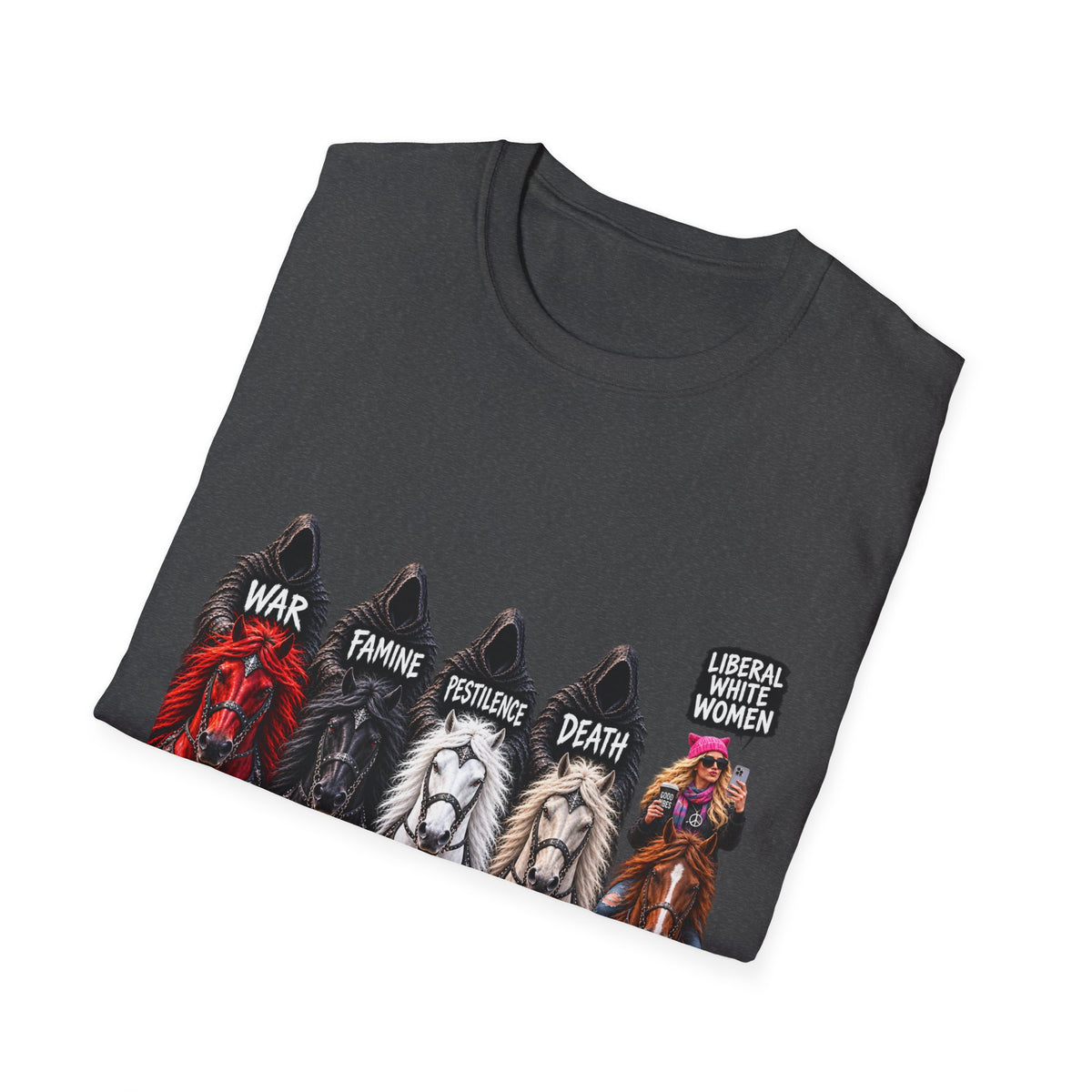 T-Shirt — Four Horsemen Graphic Tee (War, Famine, Pestilence, Death)